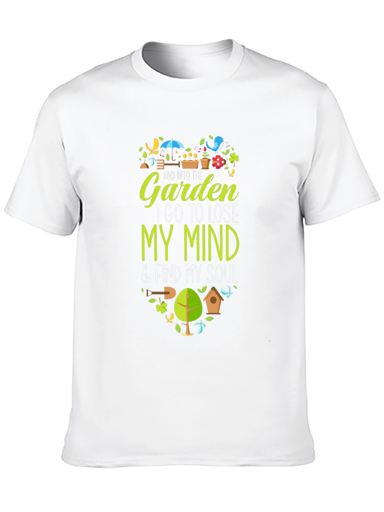 Black Garden Lover T-Shirt - Lose My Mind, Find My Soul view 10