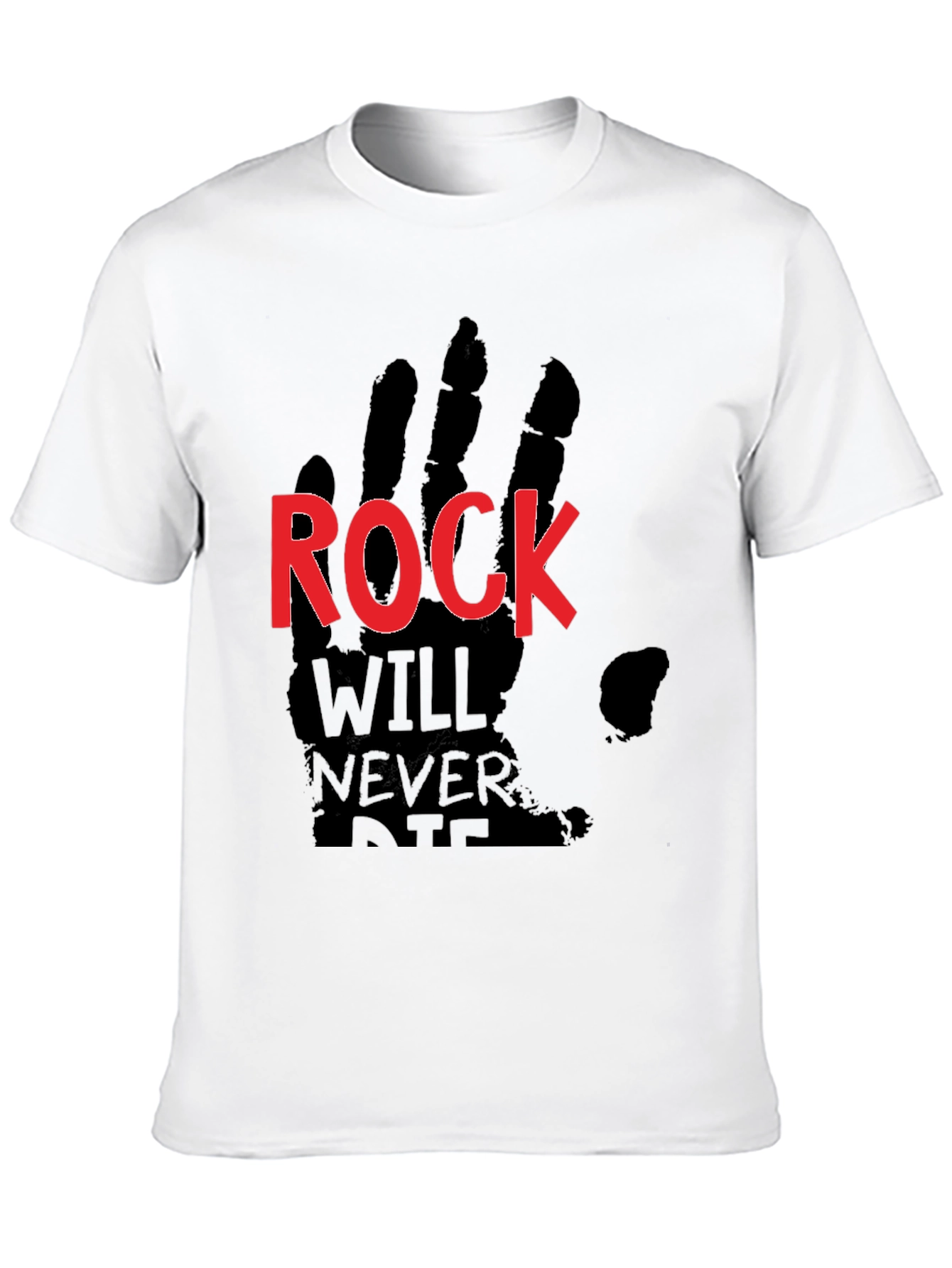 Black Rock Will Never Die Black T-Shirt view 10