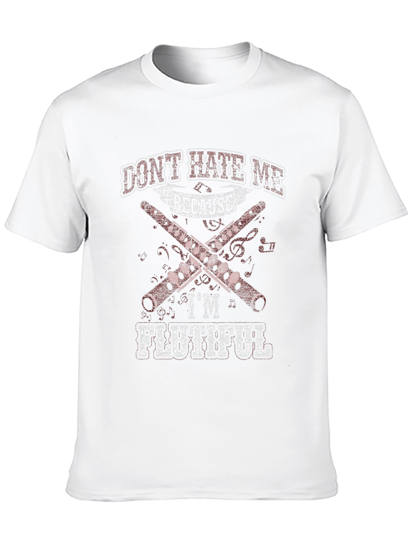 Black Don't Hate Me Because I'm Flutiful T-Shirt view 10