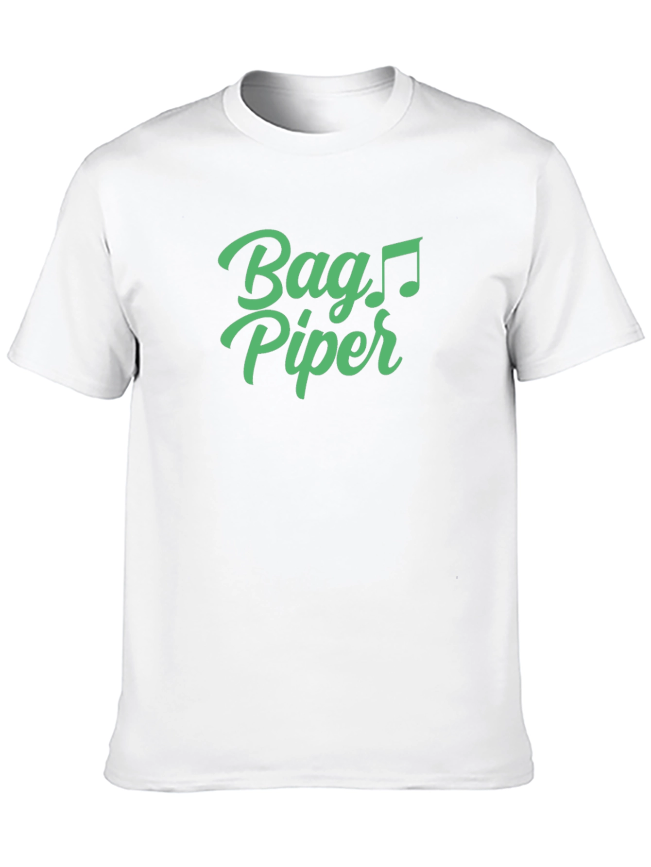 Black Bagpiper T-Shirt - Music Lover's Tee view 10