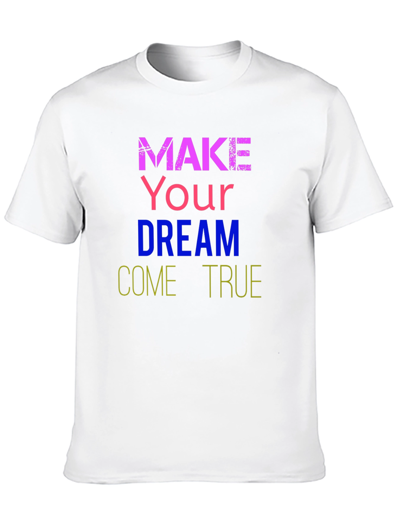 Black Dream Come True T-Shirt - Motivational Tee view 10