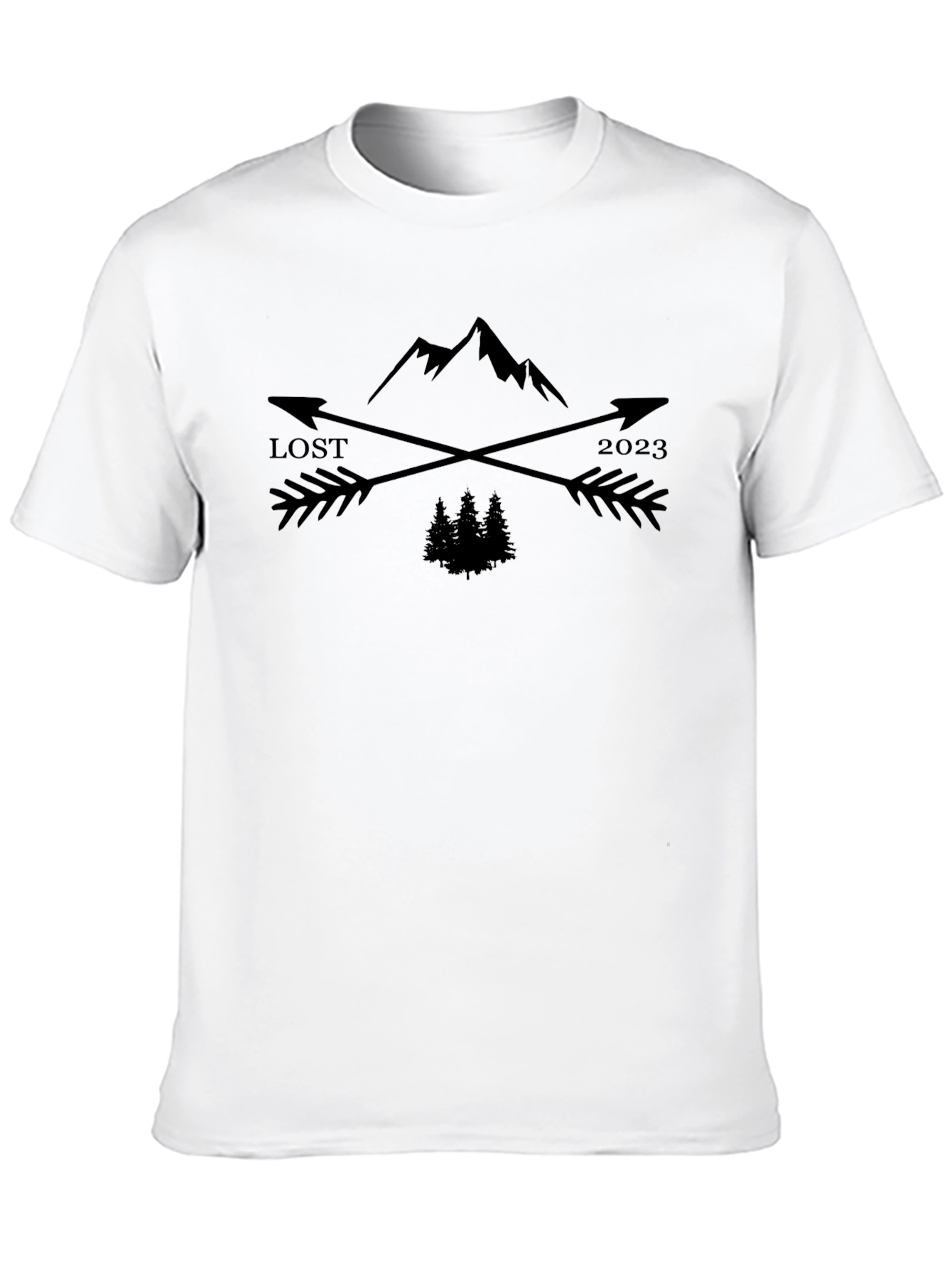 Black Lost 2023 Mountain Arrow T-Shirt view 10