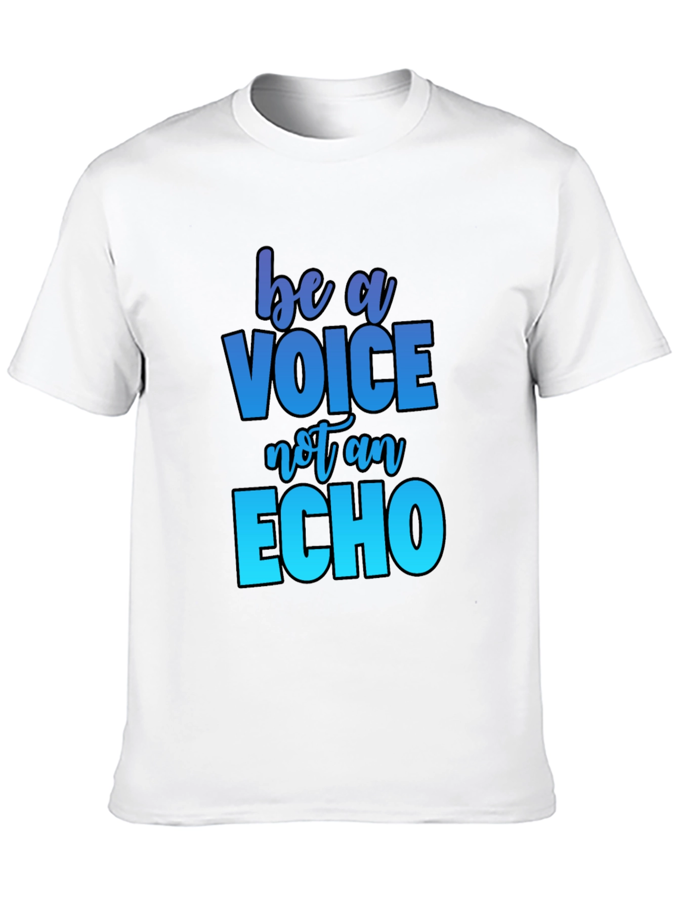 Black Be A Voice T-Shirt view 10