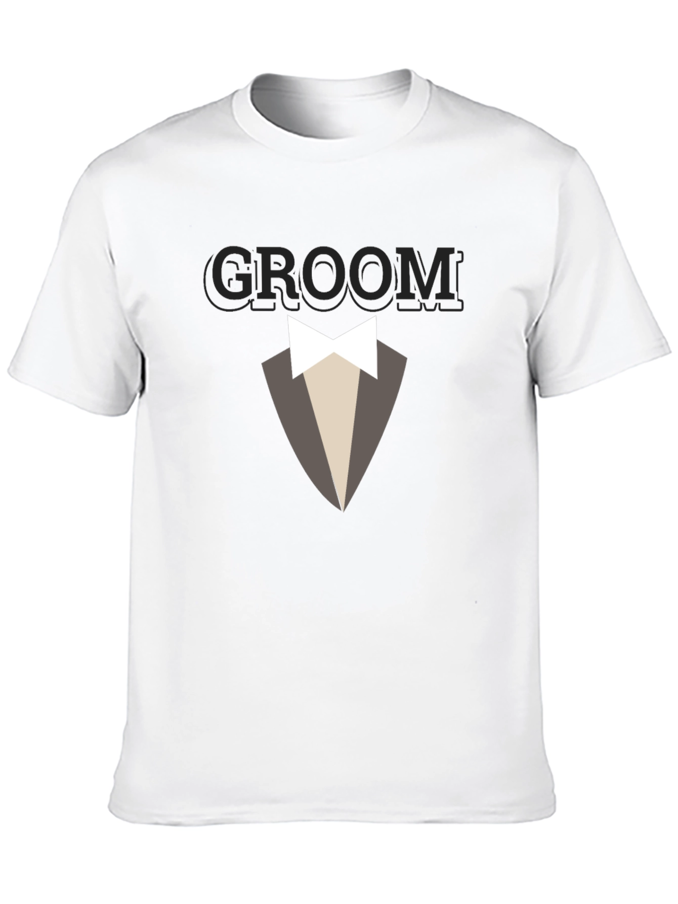 Black Groom Tuxedo T-Shirt - Bachelor Party Tee view 10