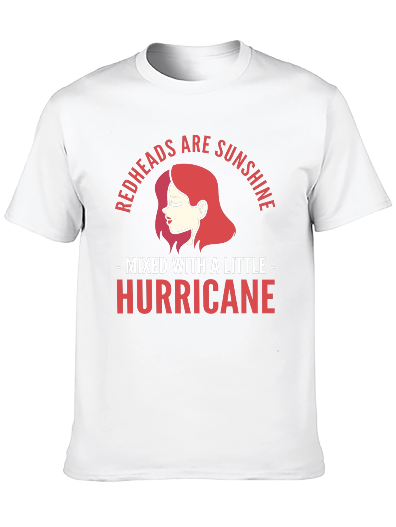 Black Redhead Sunshine Hurricane Graphic Tee view 10