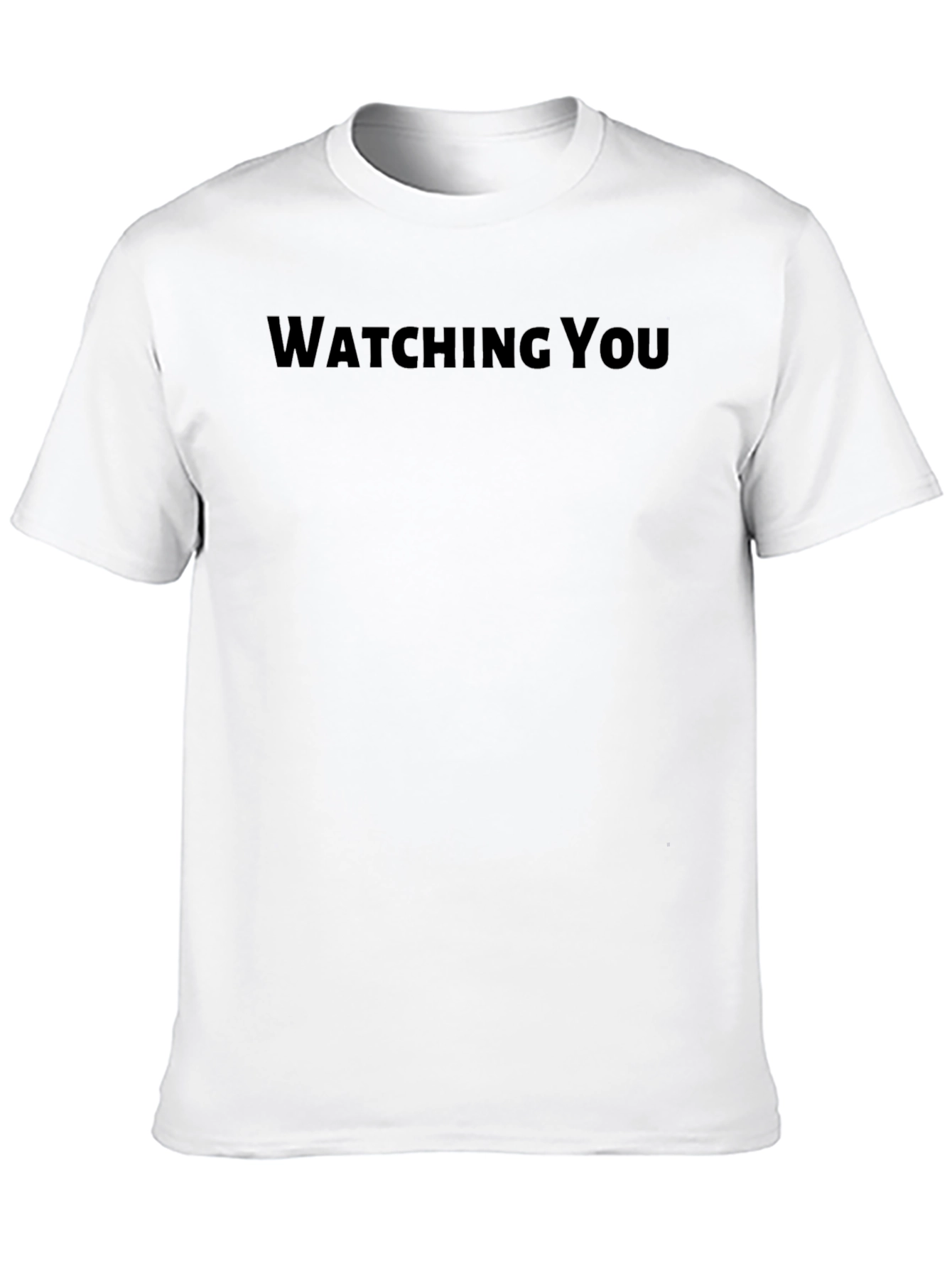 Black Watching You Graphic Tee - Classic Black view 10