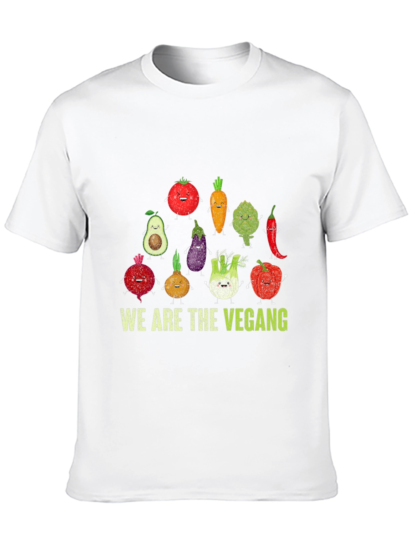Black Funny Vegan T-Shirt - We Are The Vegang view 10