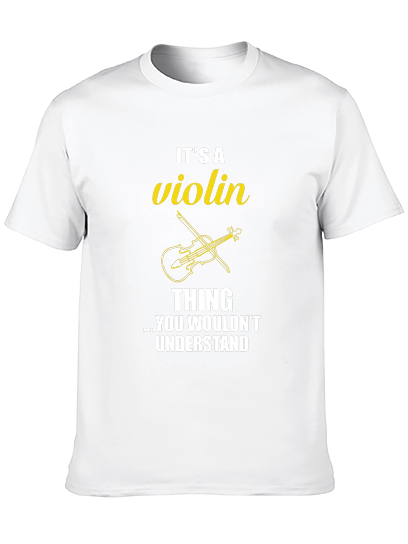 Black It's a Violin Thing T-Shirt view 10