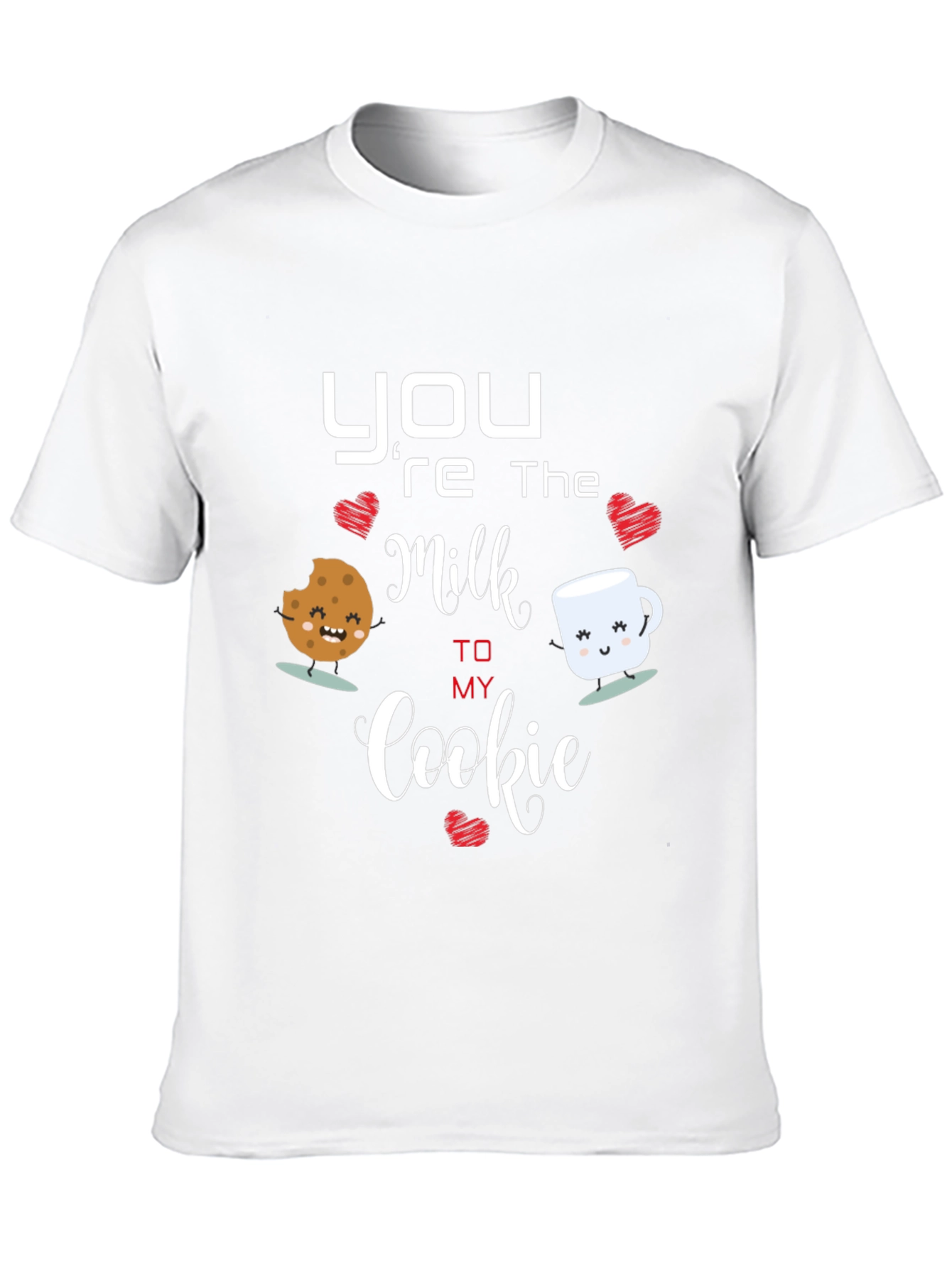 Black You're the Milk to My Cookie T-Shirt view 10