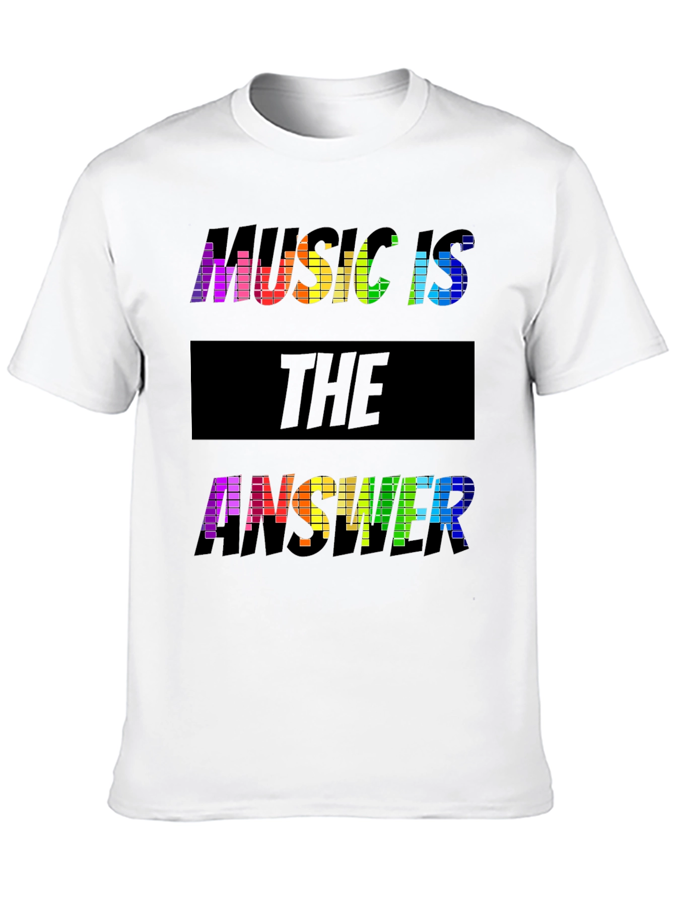 Black Music Is The Answer Graphic T-Shirt view 10