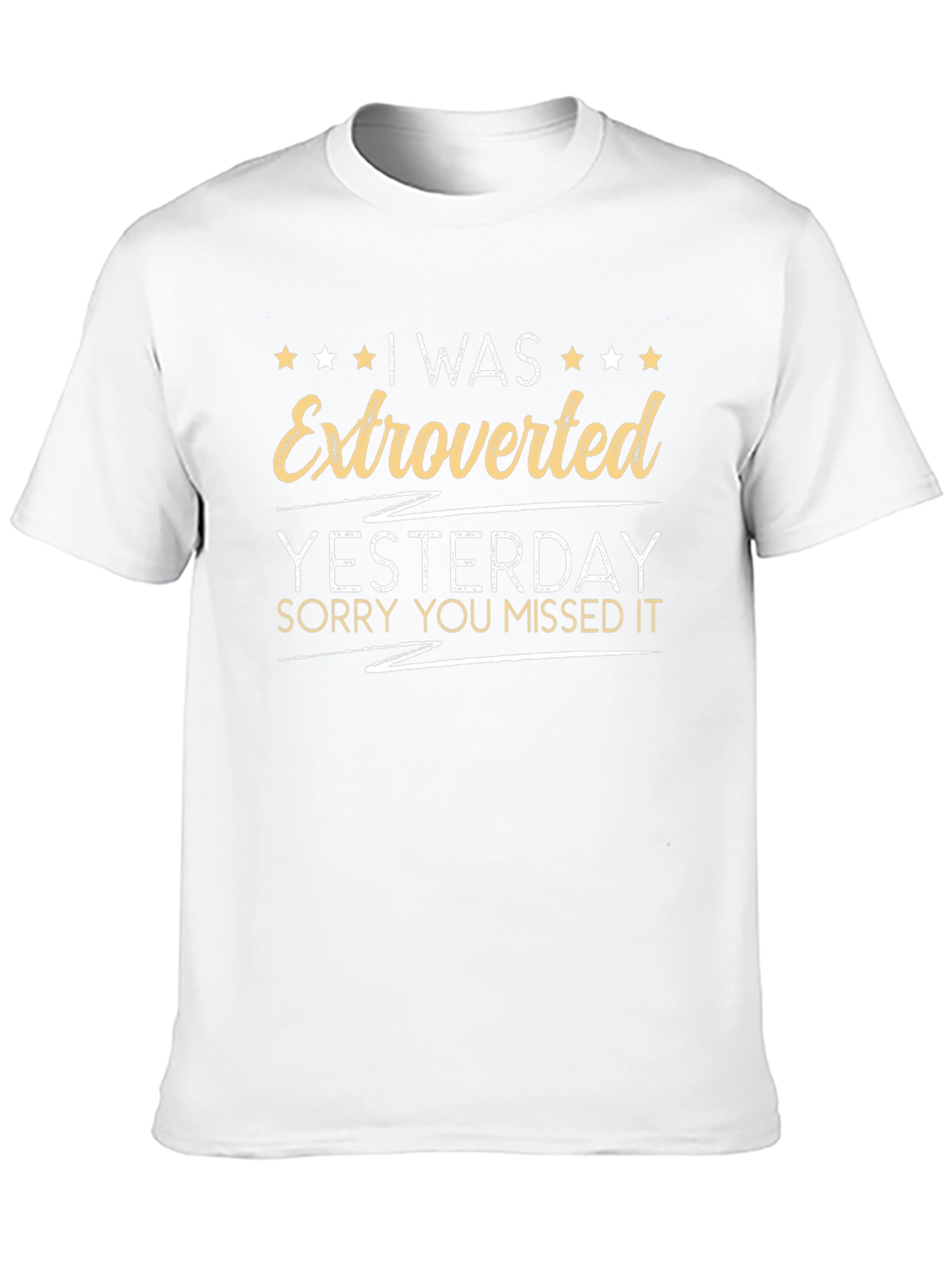 Black Introvert Humor T-Shirt view 10