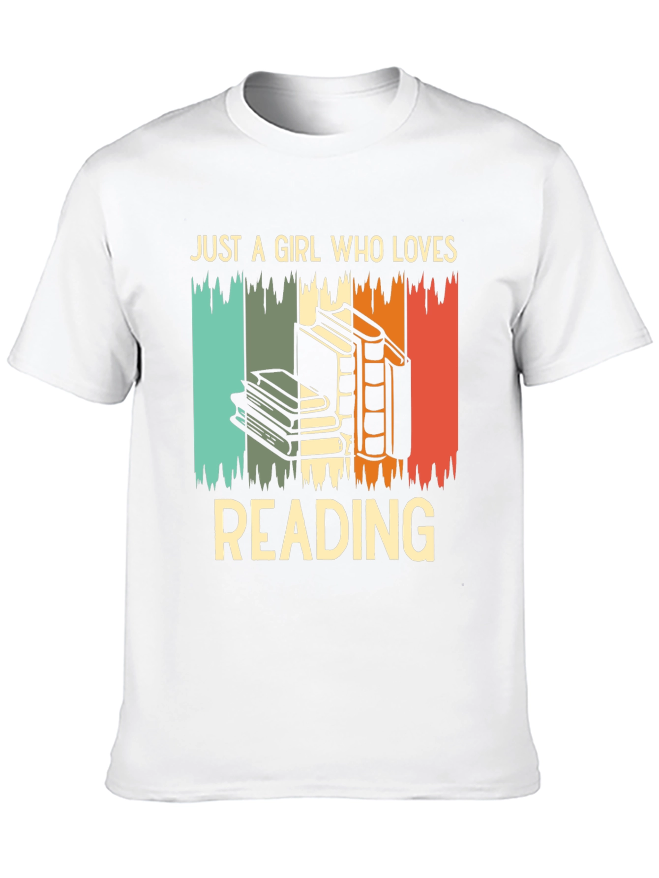 Black Retro Reading Lover T-Shirt for Women view 10