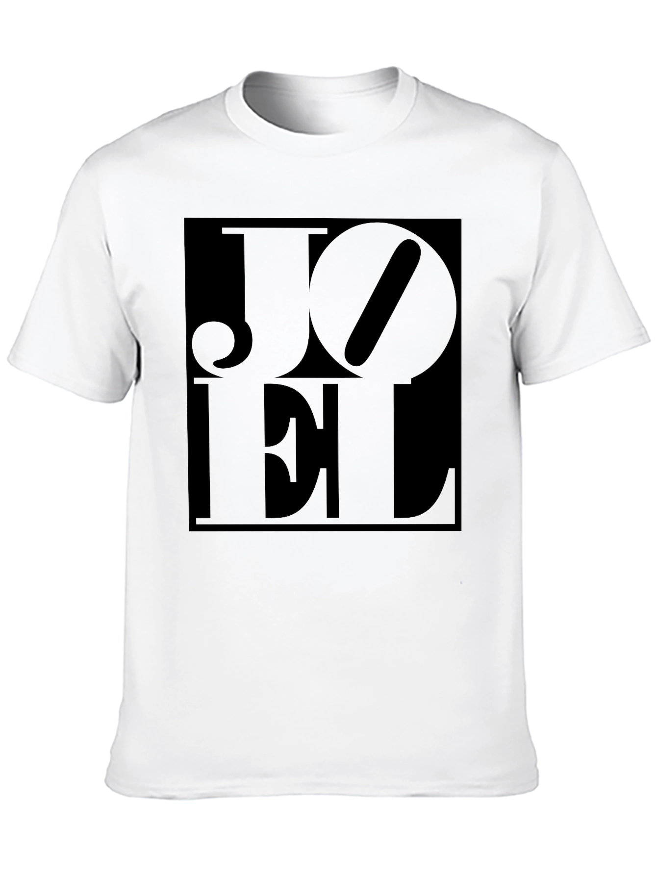 Black Joel Graphic Print Black T-Shirt view 10