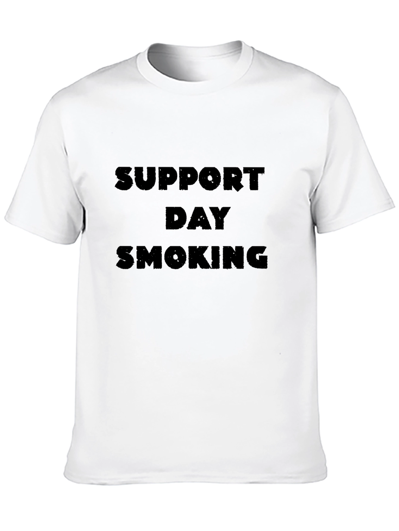 Black Support Day Smoking Black Graphic T-Shirt view 10