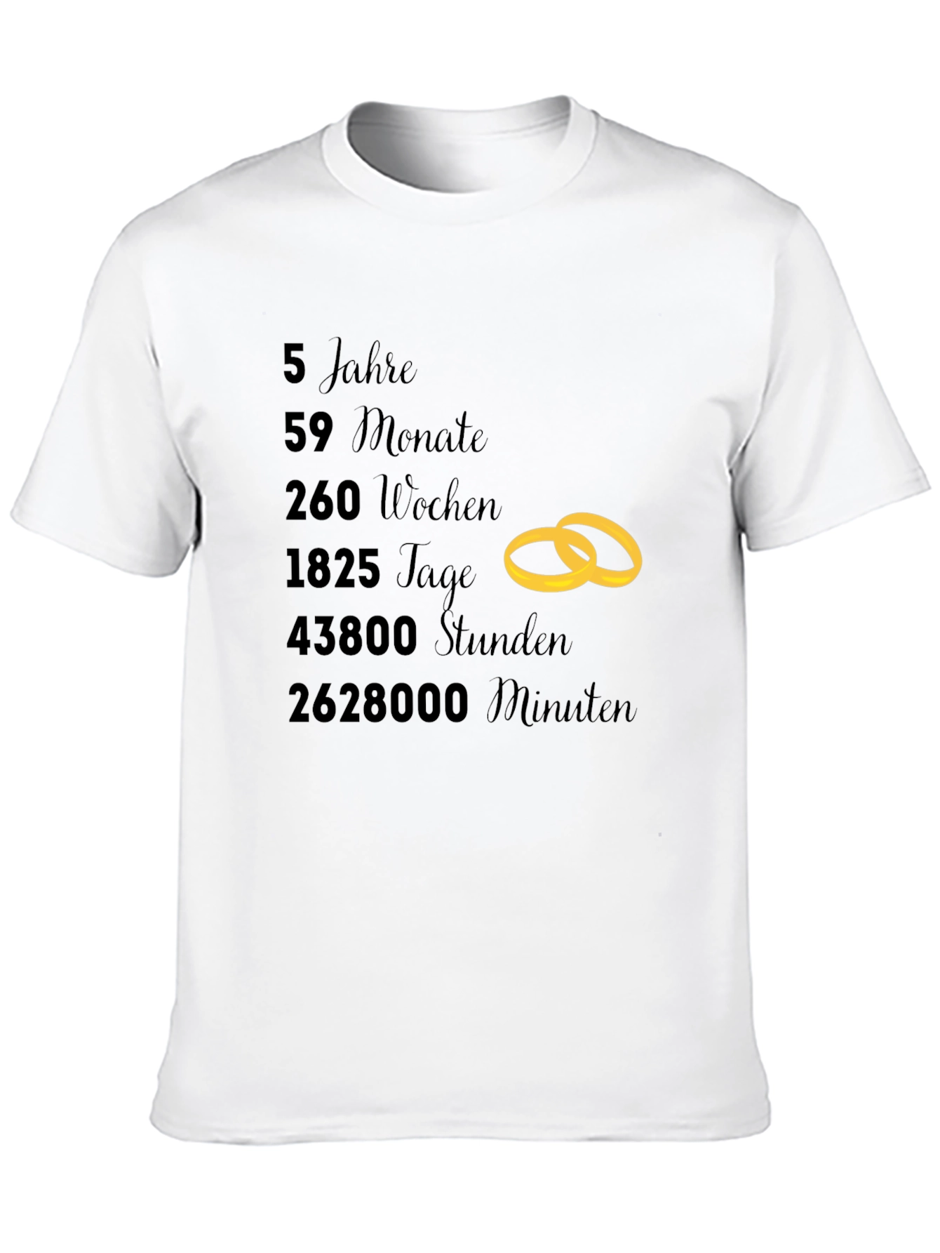 5 Year Anniversary T-Shirt - 10