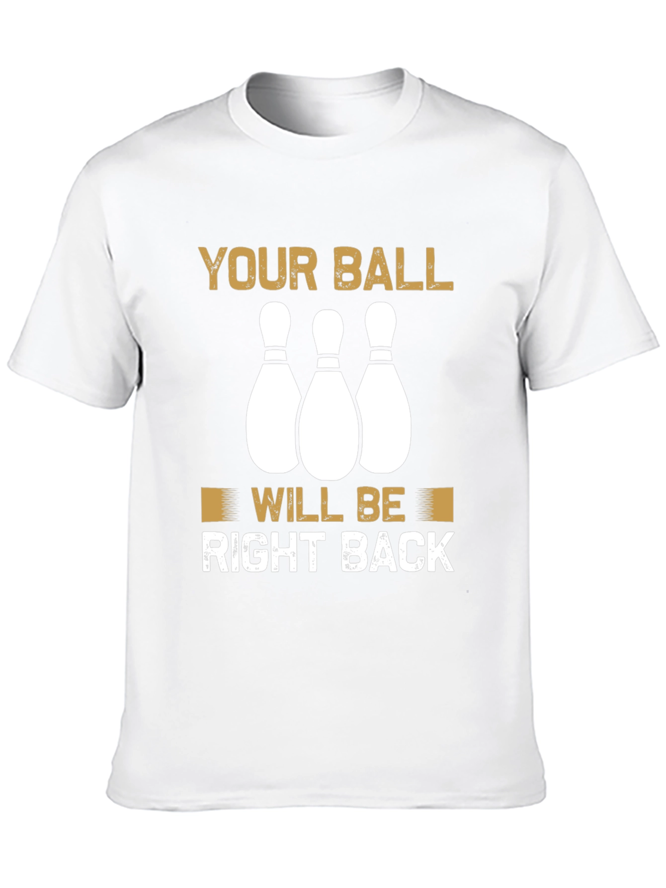 Black Your Ball Will Be Right Back Bowling T-Shirt view 10