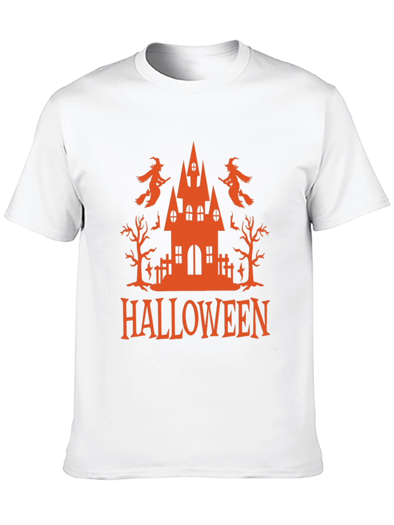 Black Halloween T-Shirt Witch Castle view 10