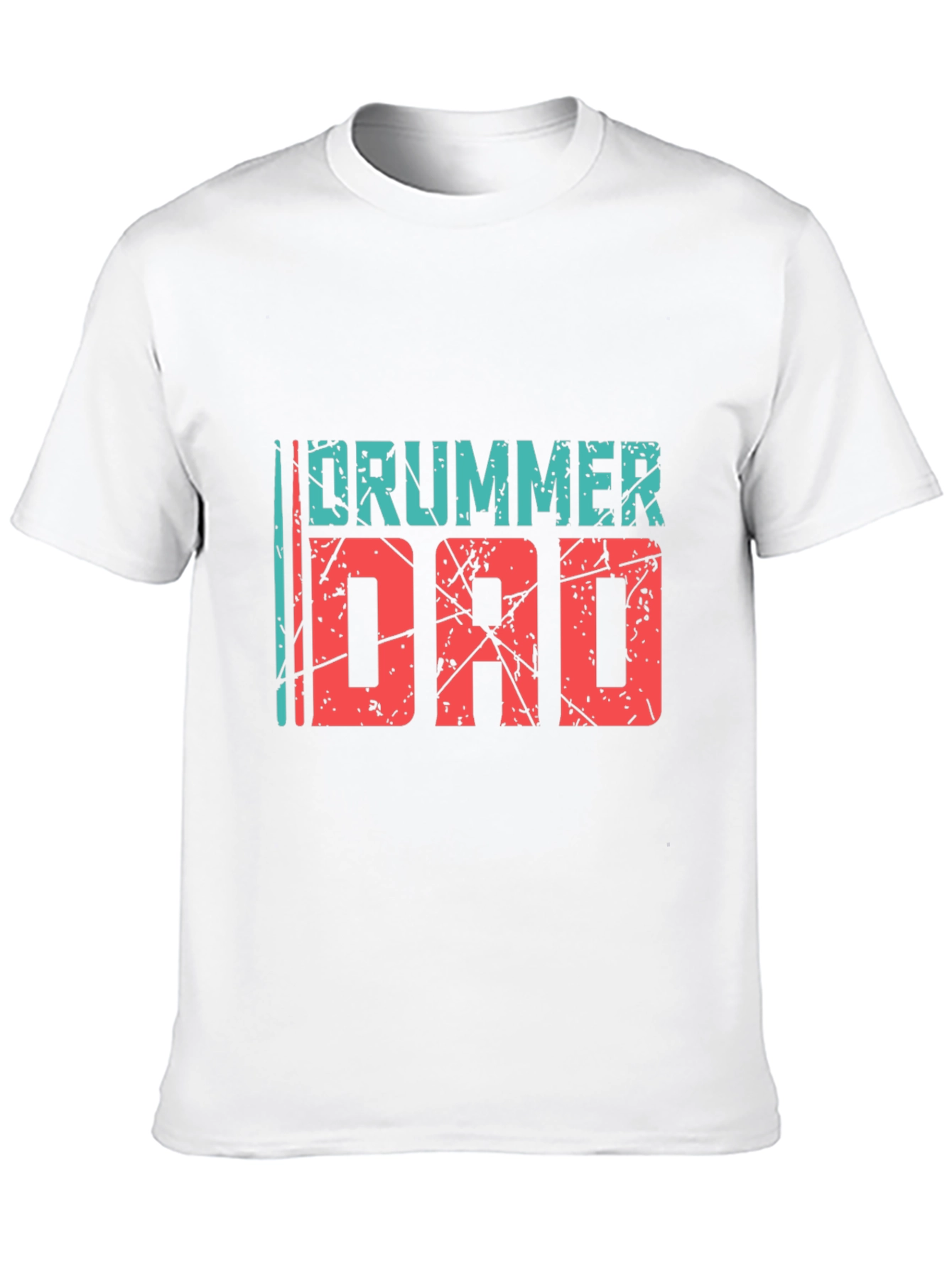 Black Drummer Dad Black Graphic Tee view 10