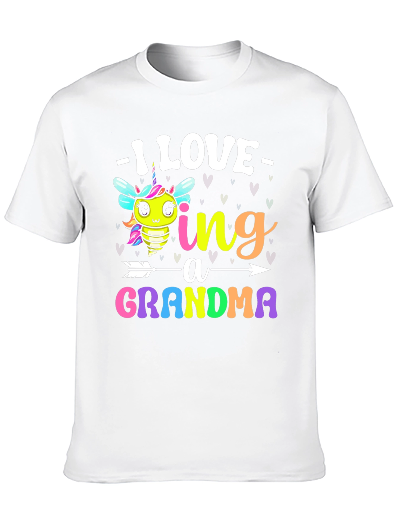 Black I Love Being a Grandma T-Shirt view 10