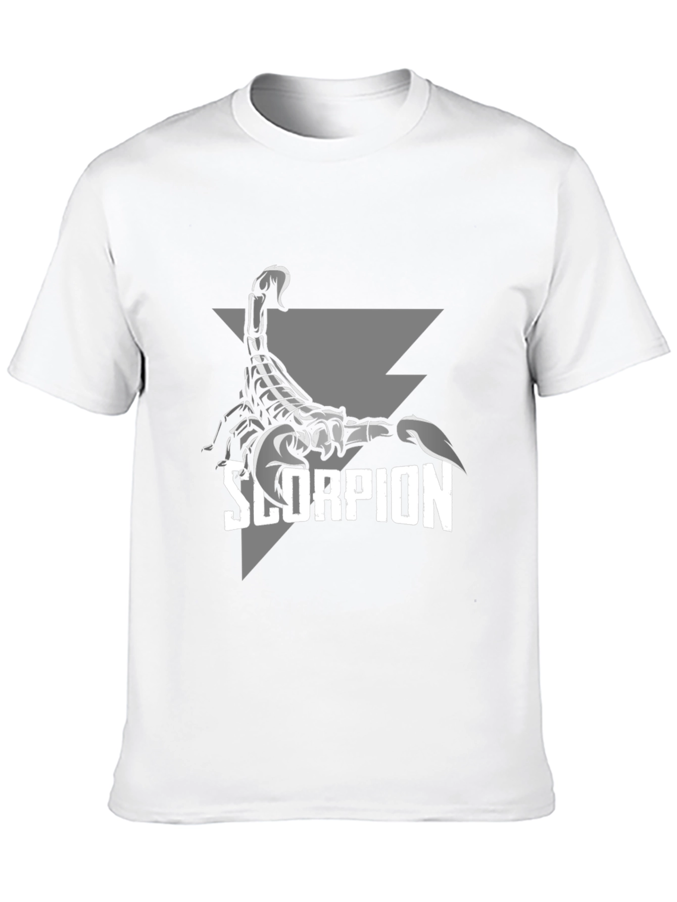 Black Scorpion Graphic Print Crew Neck T-Shirt view 10