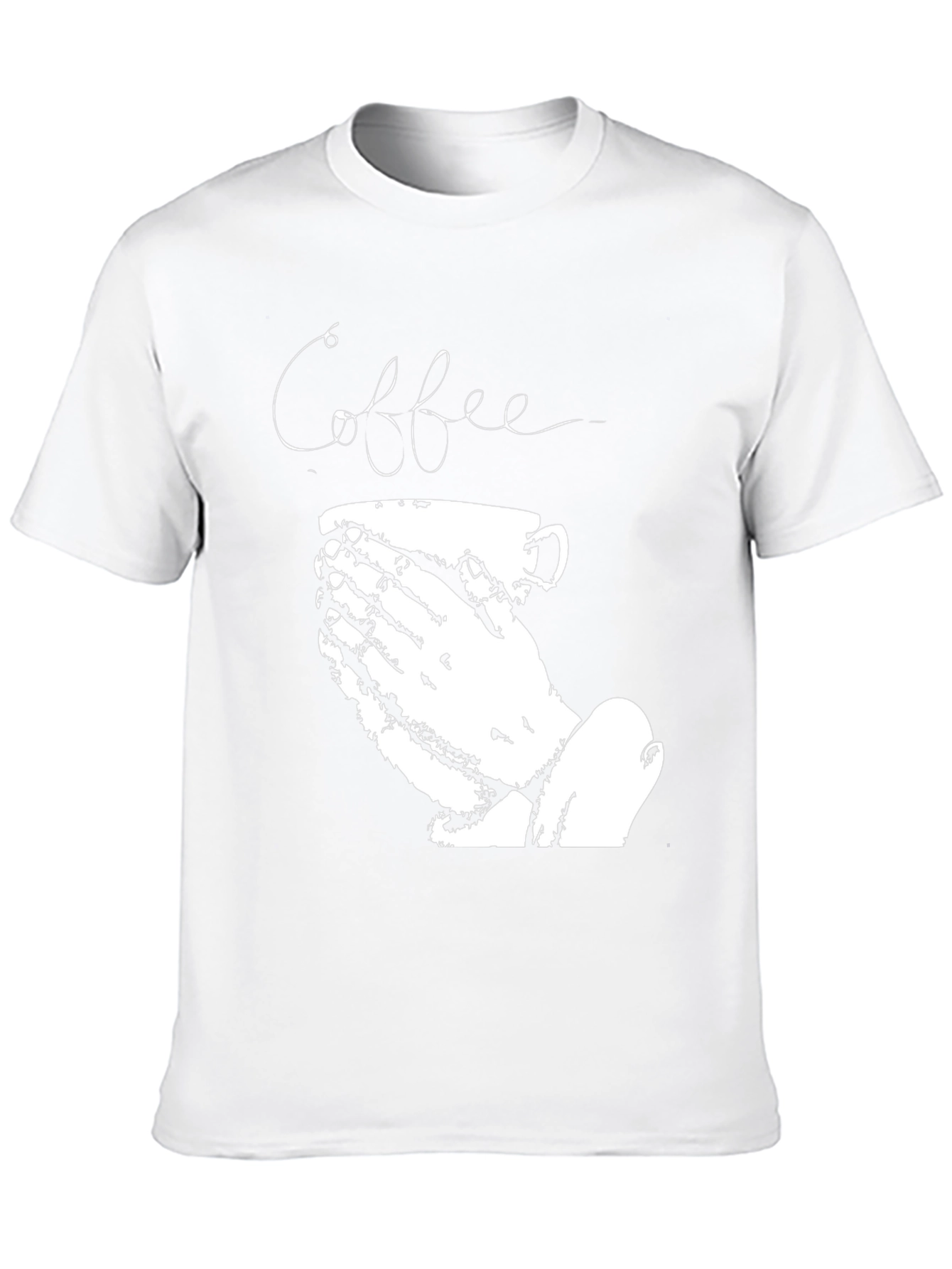 Black Coffee Prayer Black Graphic Tee view 10