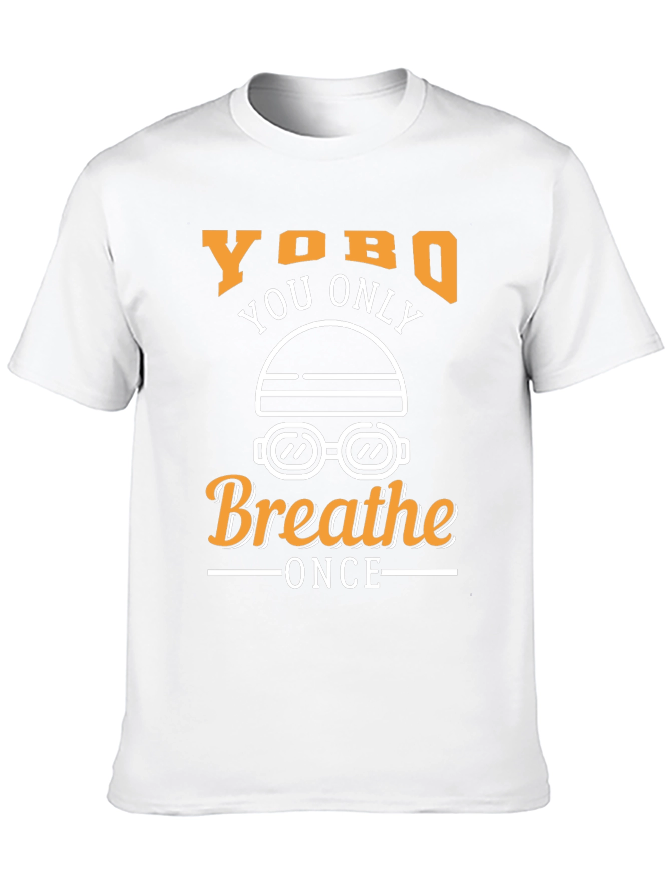 Black Yobo You Only Breathe Once Black T-Shirt view 10