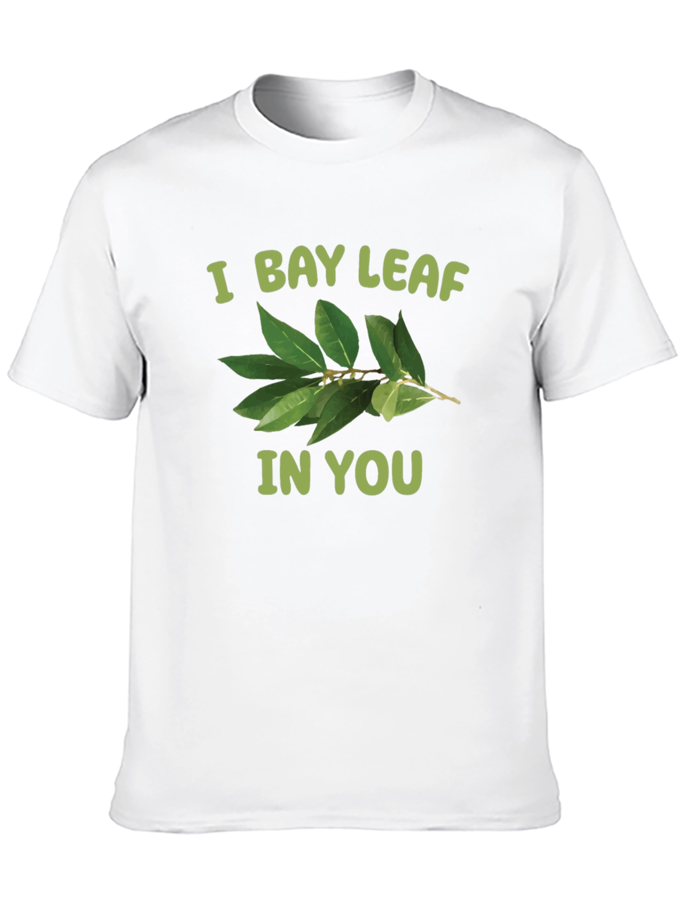Black I Bay Leaf In You T-Shirt view 10