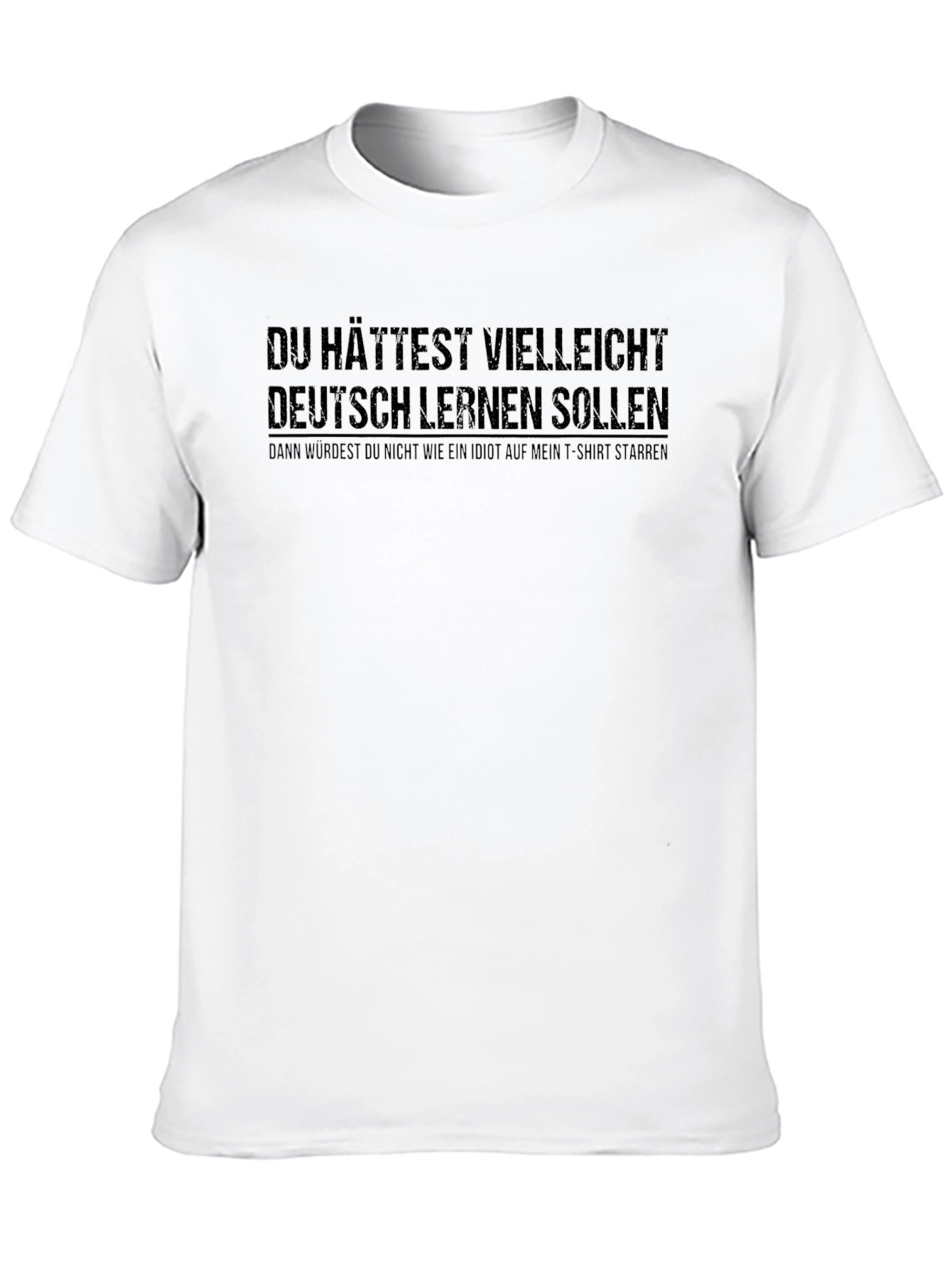 Black Humorous German Saying T-Shirt - Learn German! view 10
