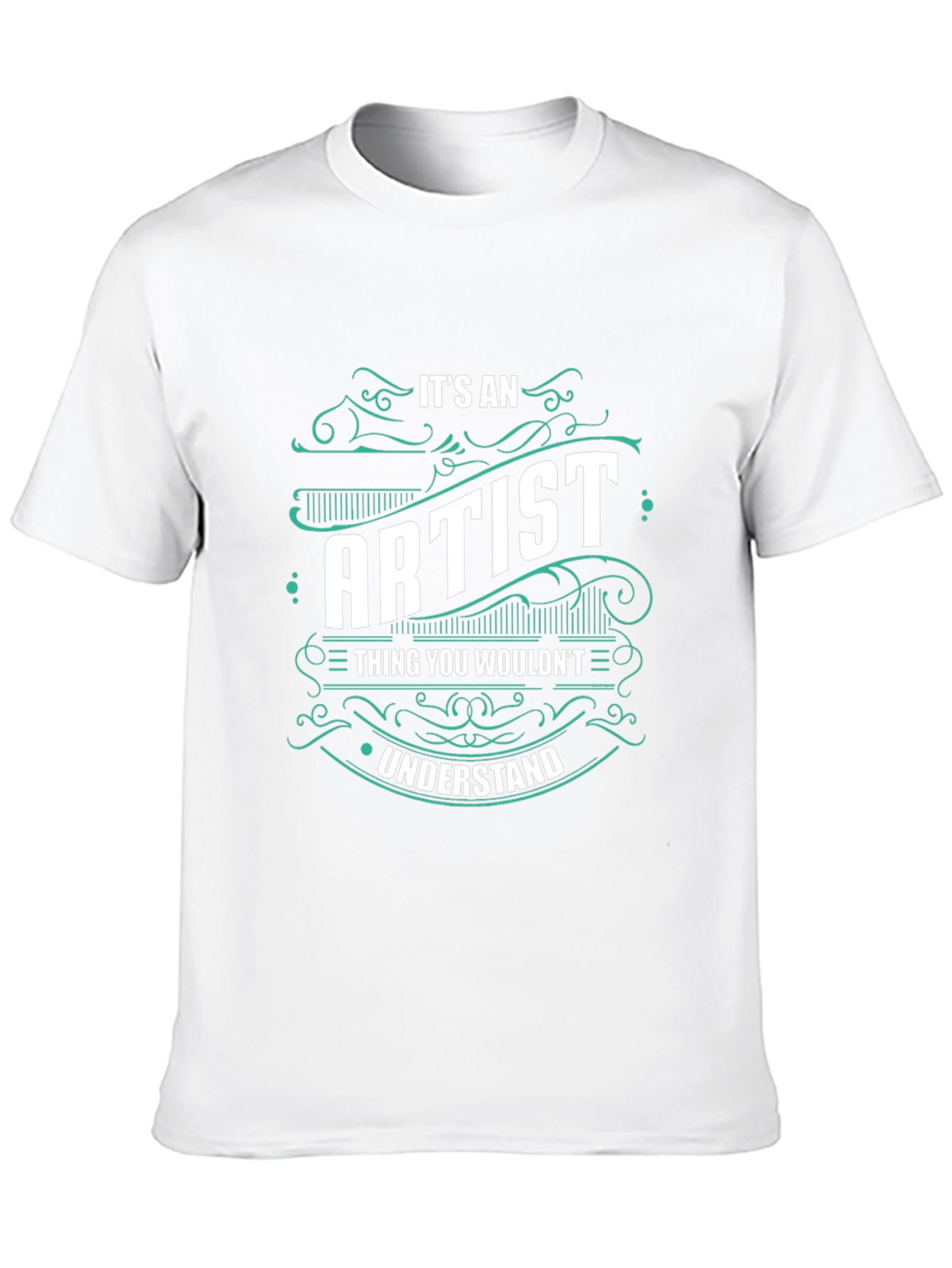 Black It's an Artist Thing T-Shirt view 10