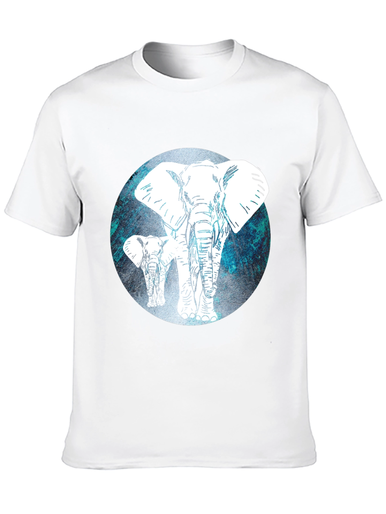 Black Elephant Graphic Tee - Men's Black T-Shirt view 10