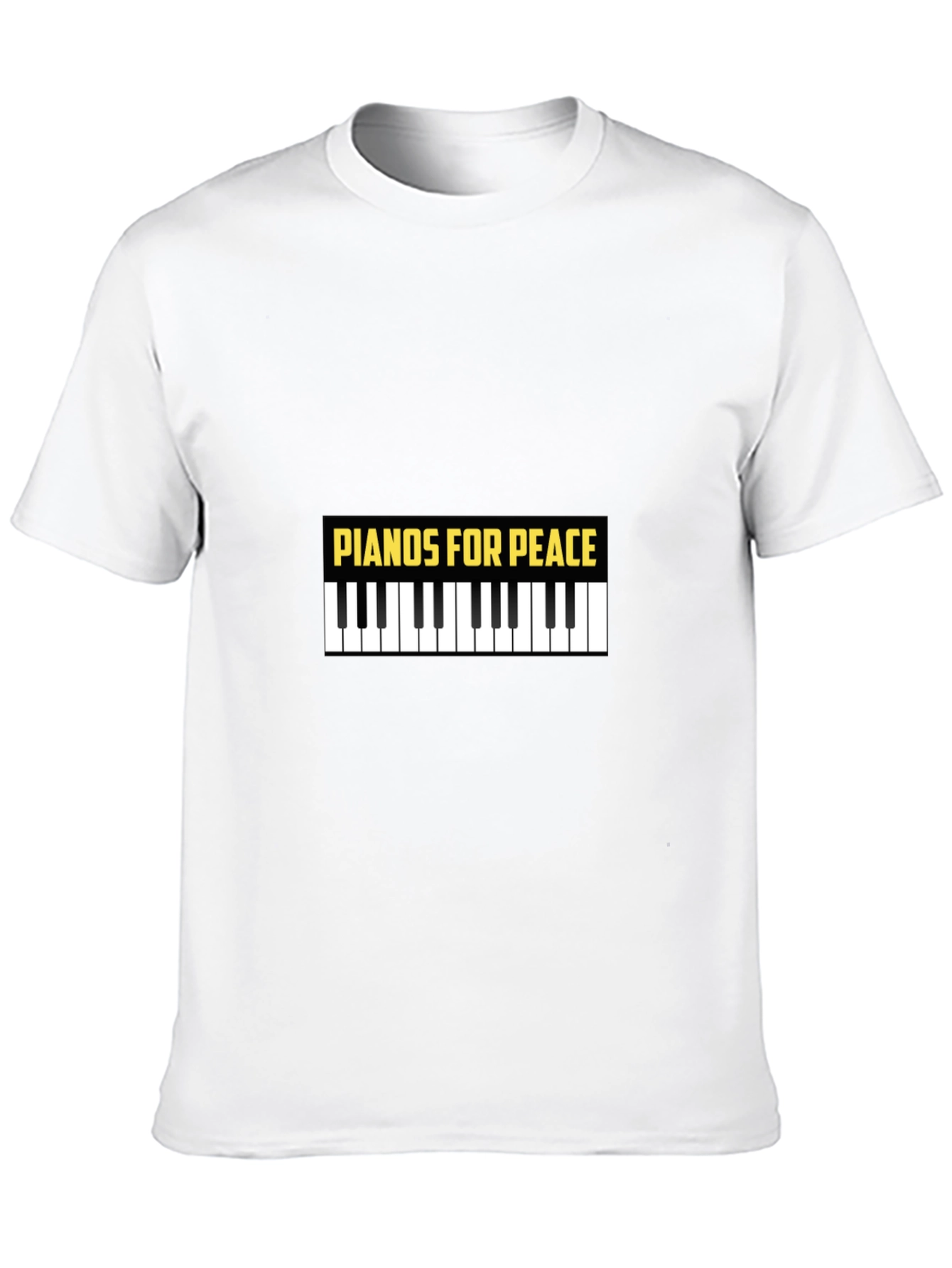 Black Pianos for Peace Graphic Tee - Black view 10