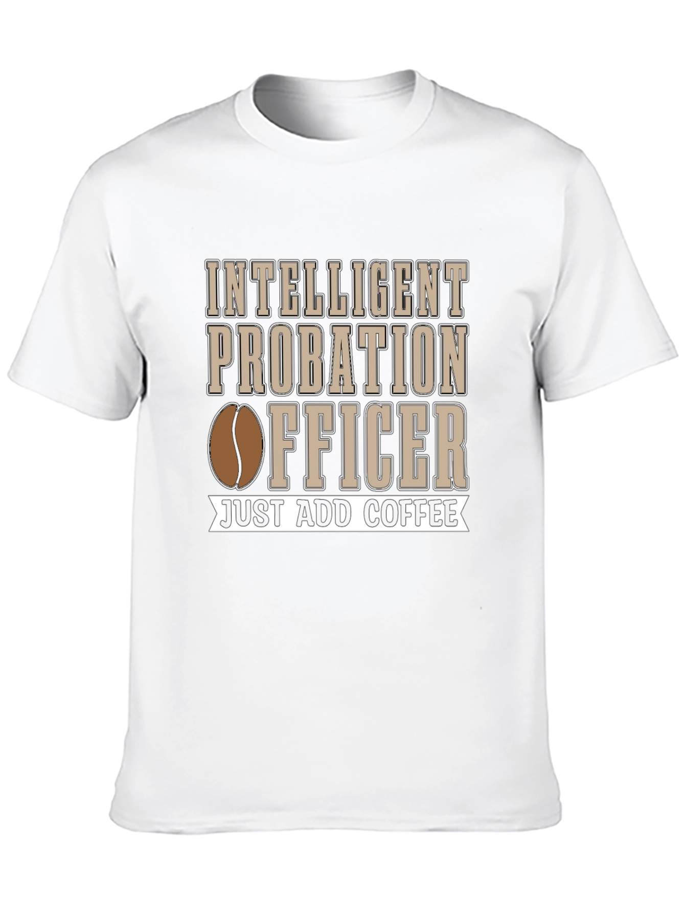 Black Intelligent Probation Officer T-Shirt view 10