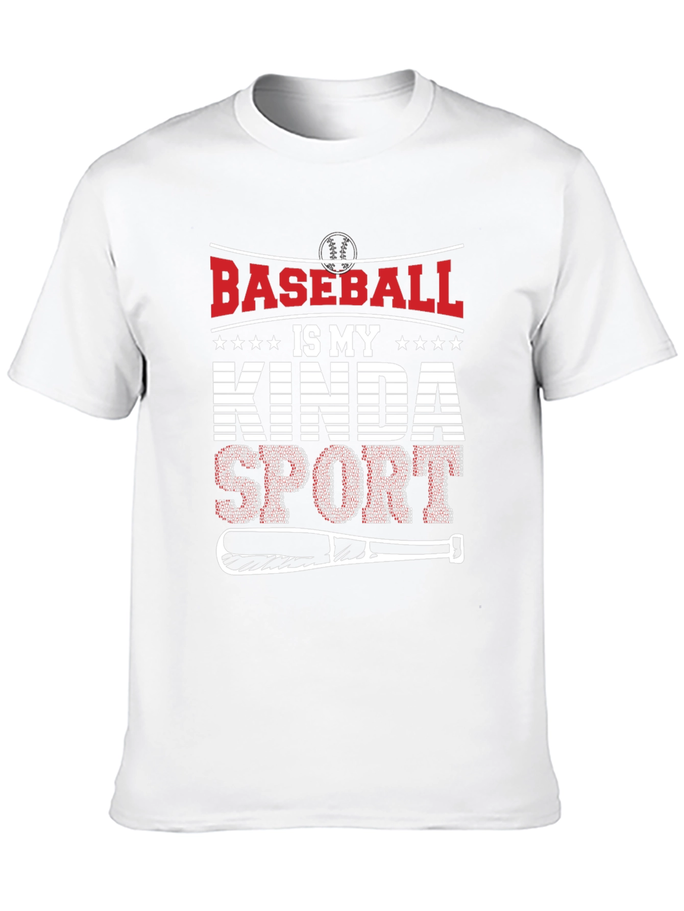 Black Baseball Is My Kinda Sport Graphic T-Shirt view 10