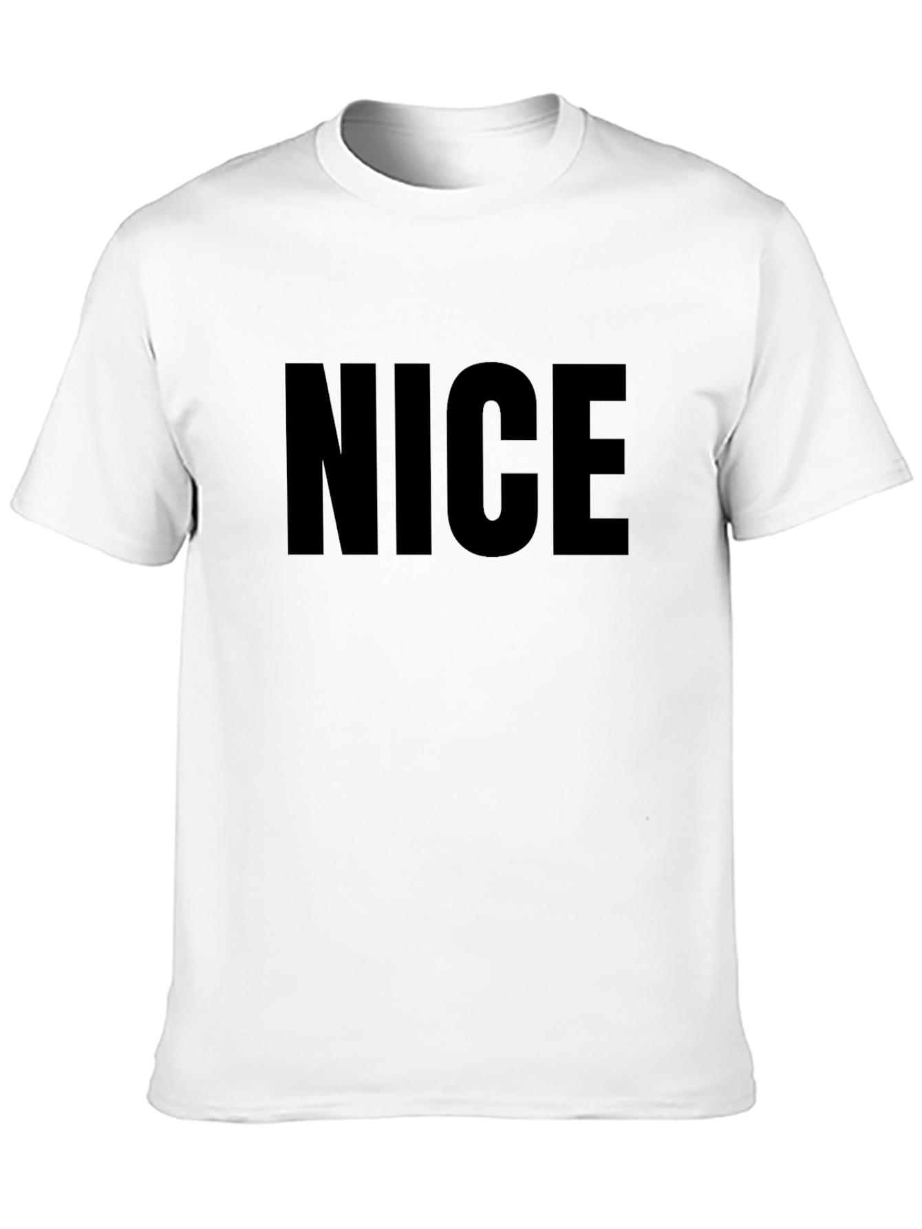Black NICE Graphic Tee - Casual Comfort view 10