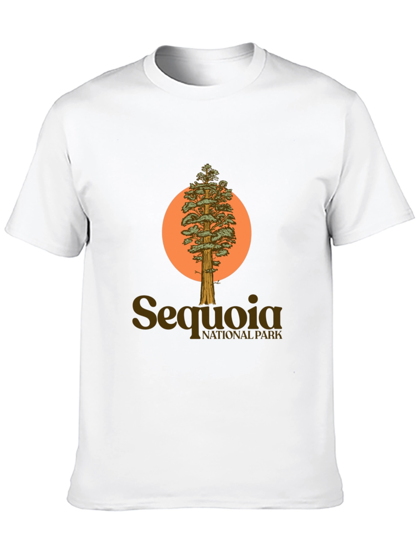 Black Sequoia National Park Tree Graphic Tee view 10