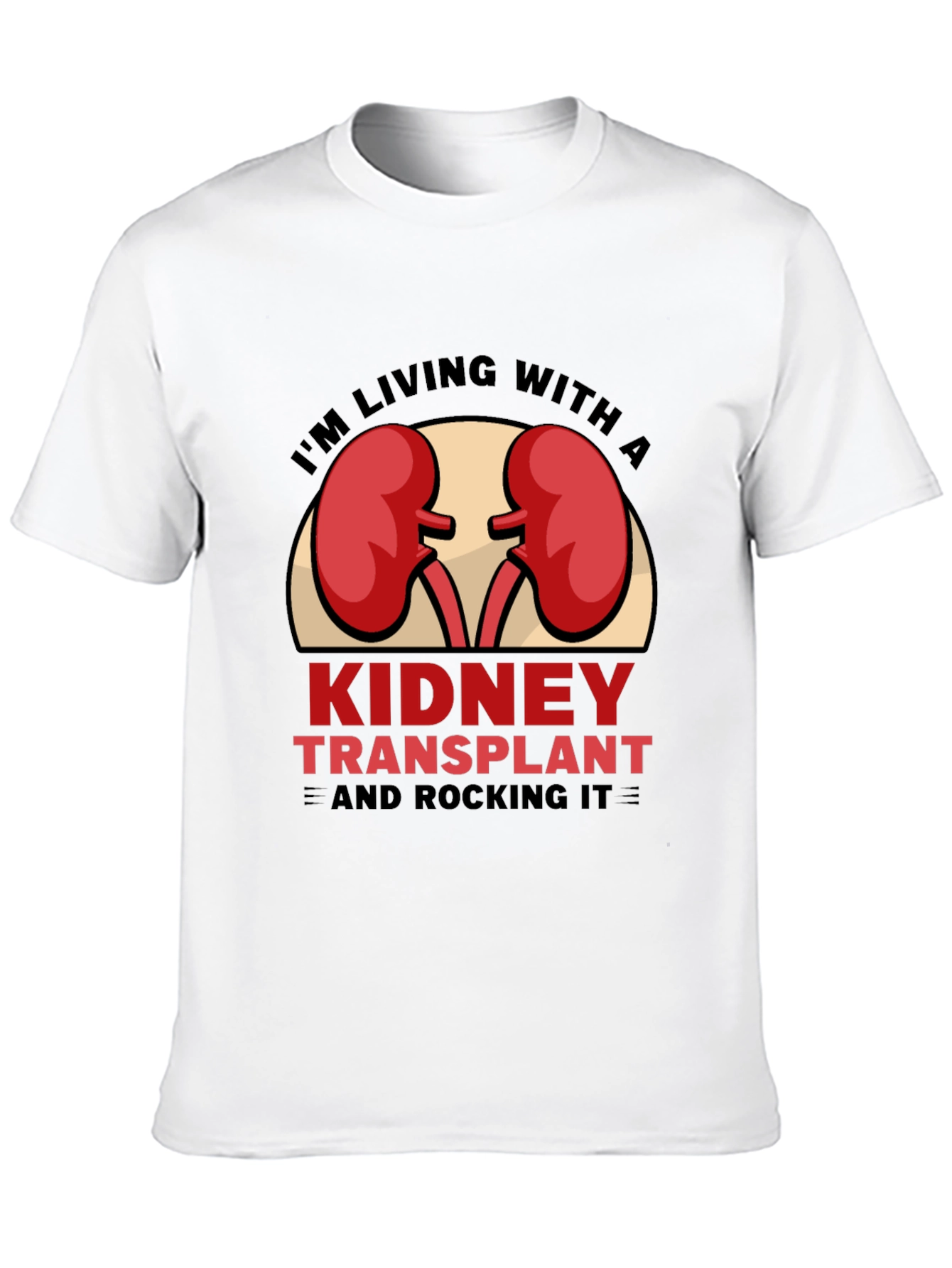 Black Kidney Transplant Rocking It T-Shirt view 10