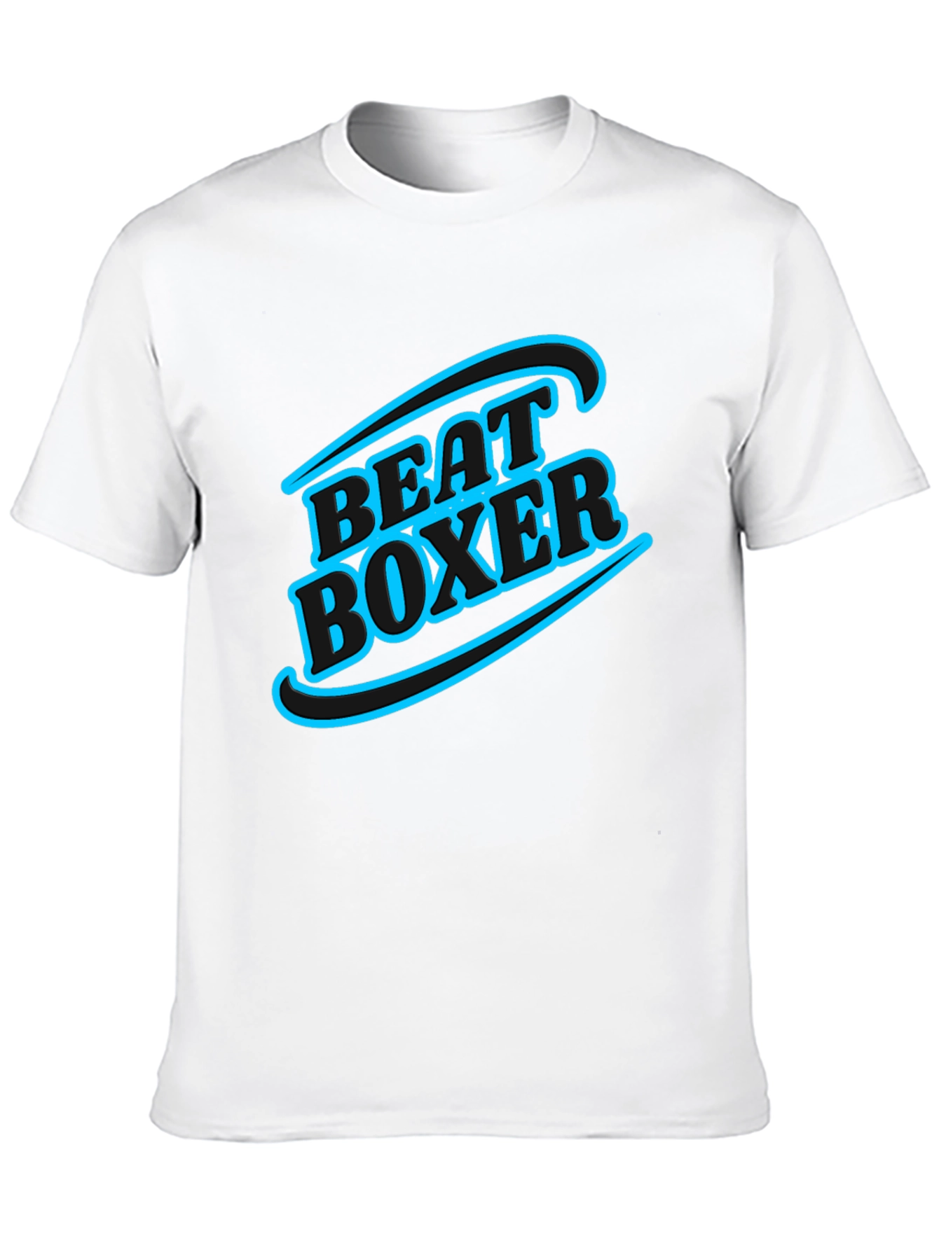 Black Beat Boxer Graphic Tee - Stylish Black T-Shirt view 10