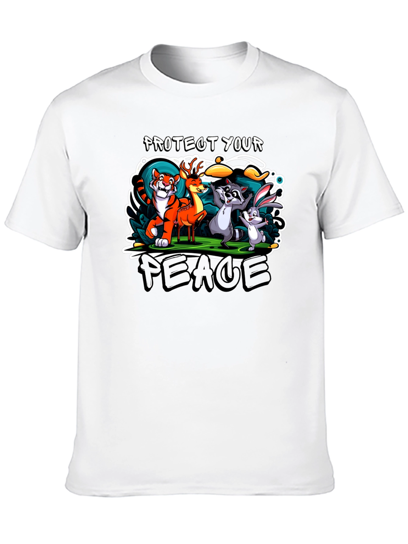 Protect Your Peace Wildlife Graphic Tee - 10