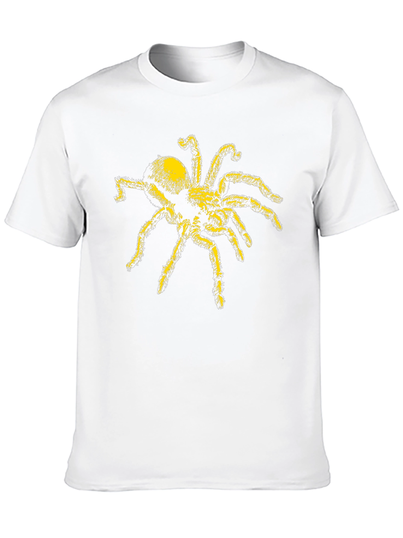 Black Spider Graphic T-Shirt - Black Cotton Tee view 10