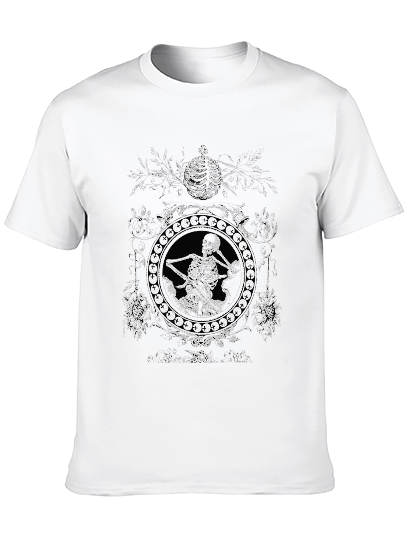 Black Grim Reaper Graphic Tee view 10