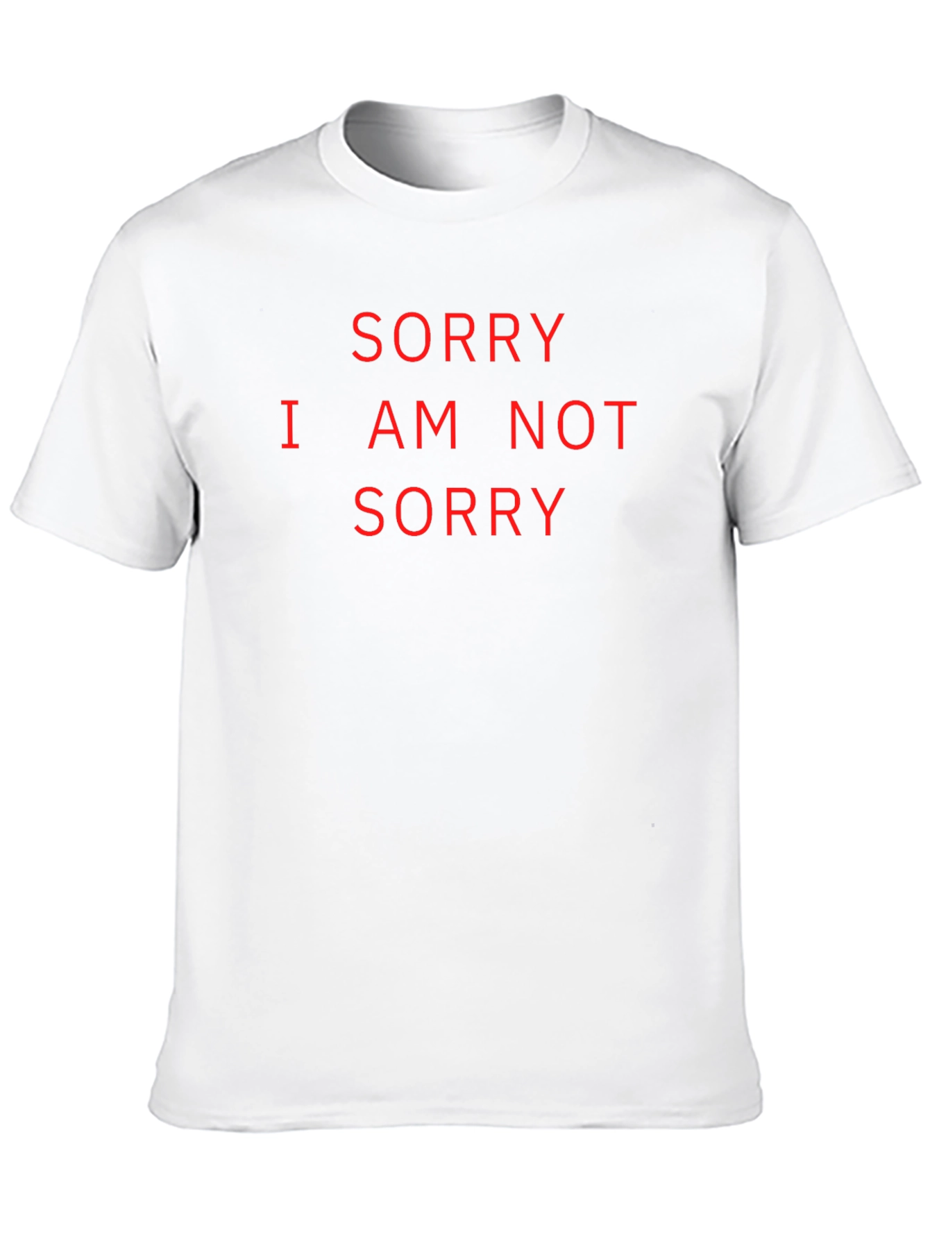 Black Sorry Not Sorry Graphic Tee view 10