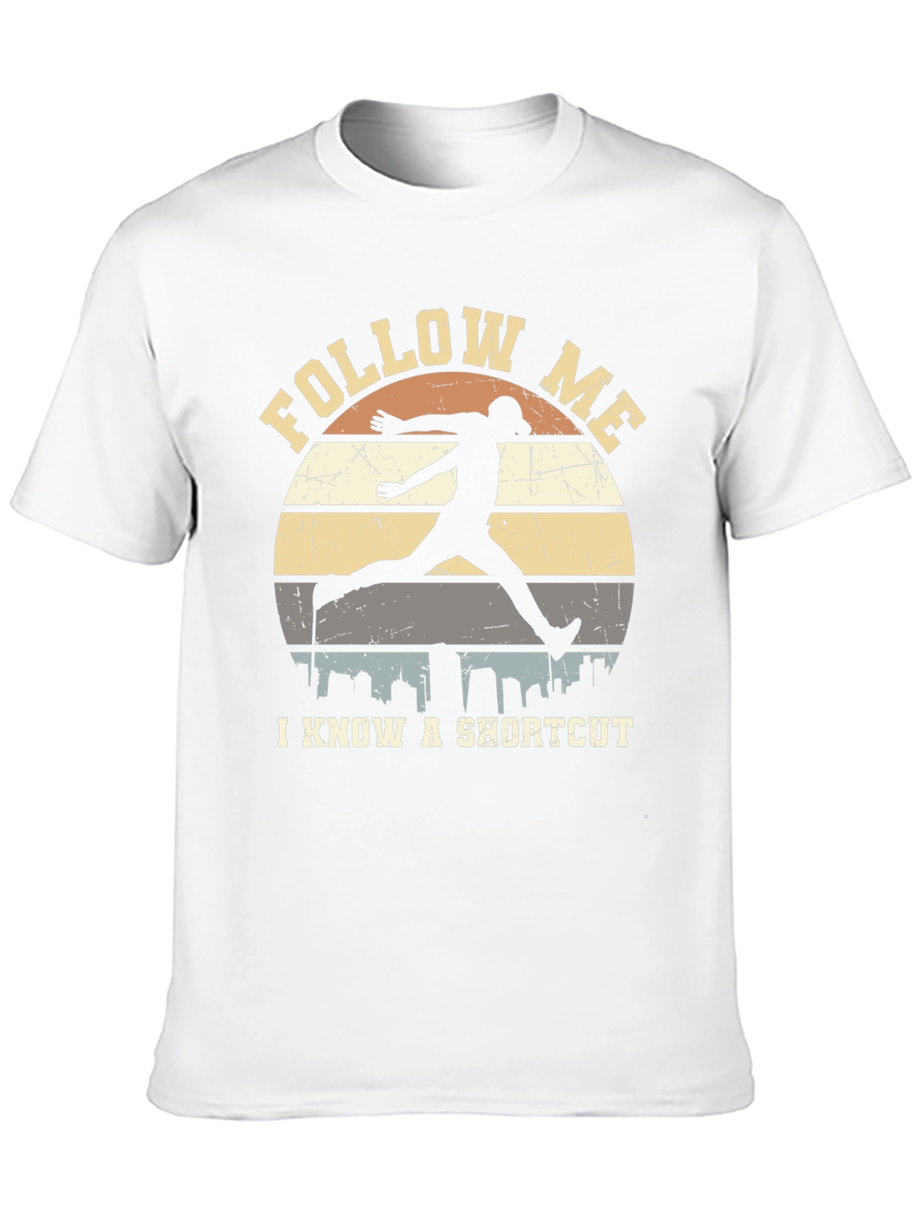 Black Follow Me Shortcut Graphic Tee view 10