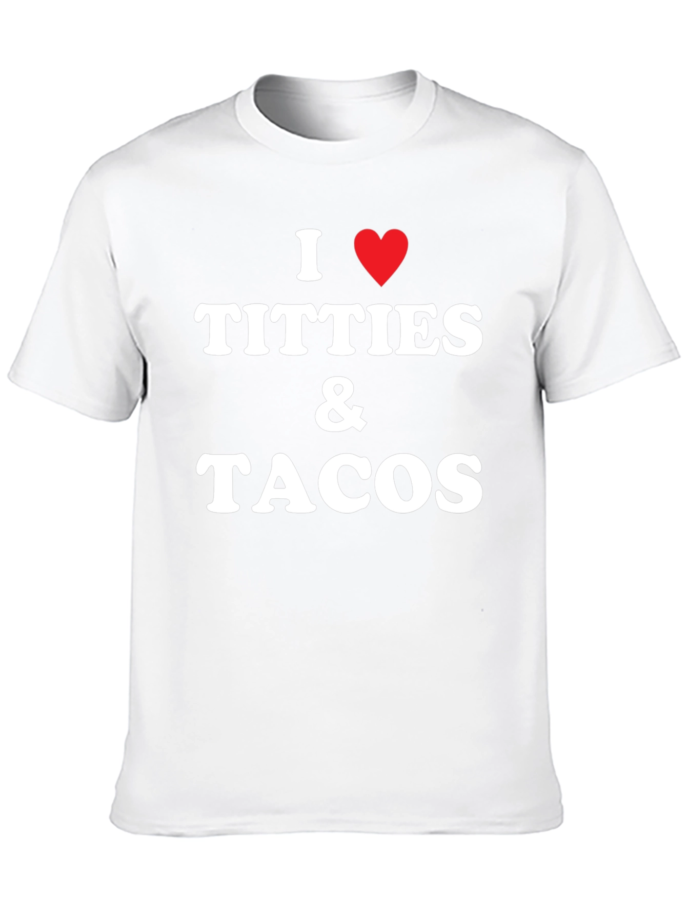 Black I Heart Titties & Tacos Graphic Tee view 10