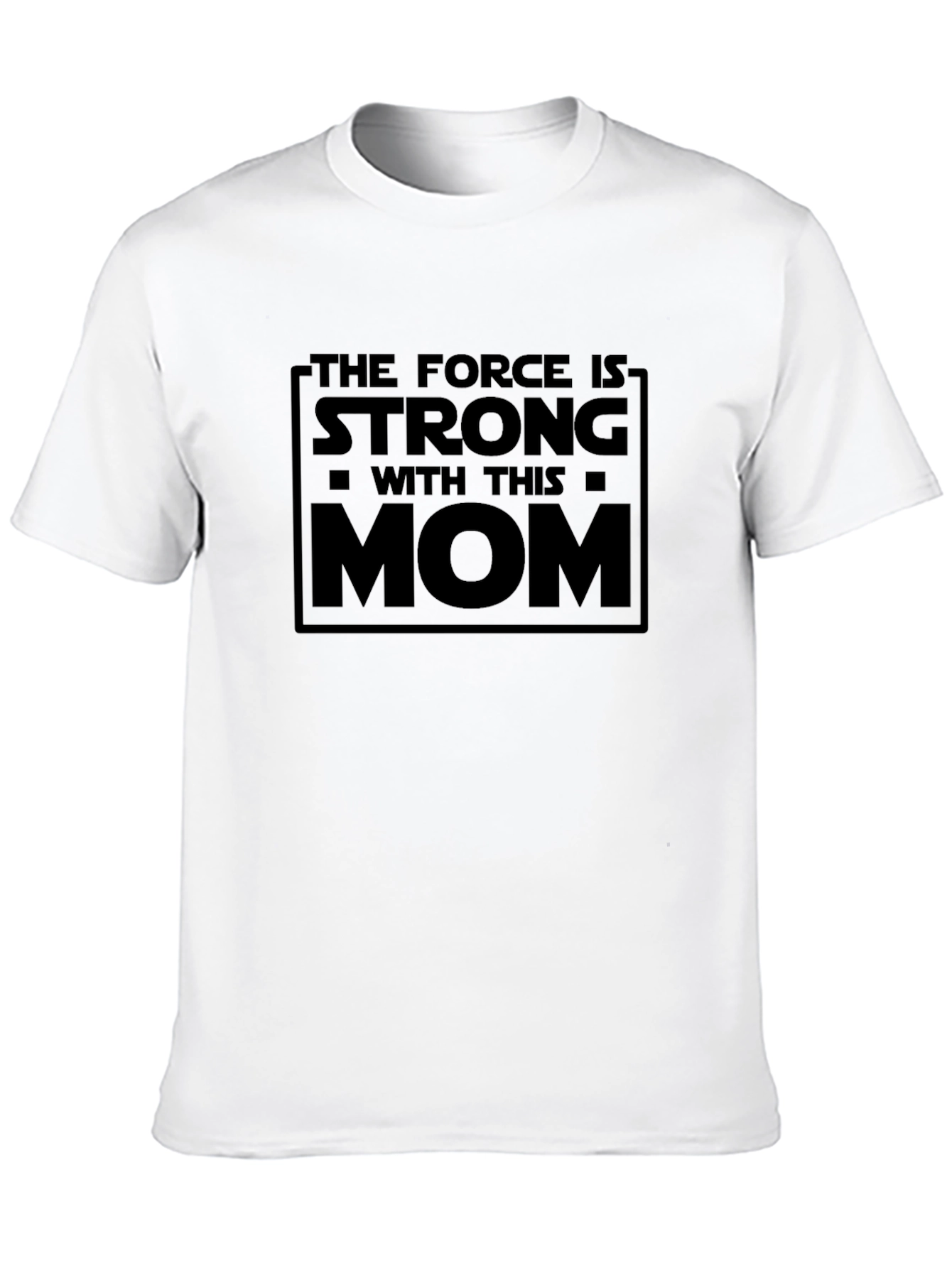 Black Force is Strong Mom Graphic T-Shirt view 10