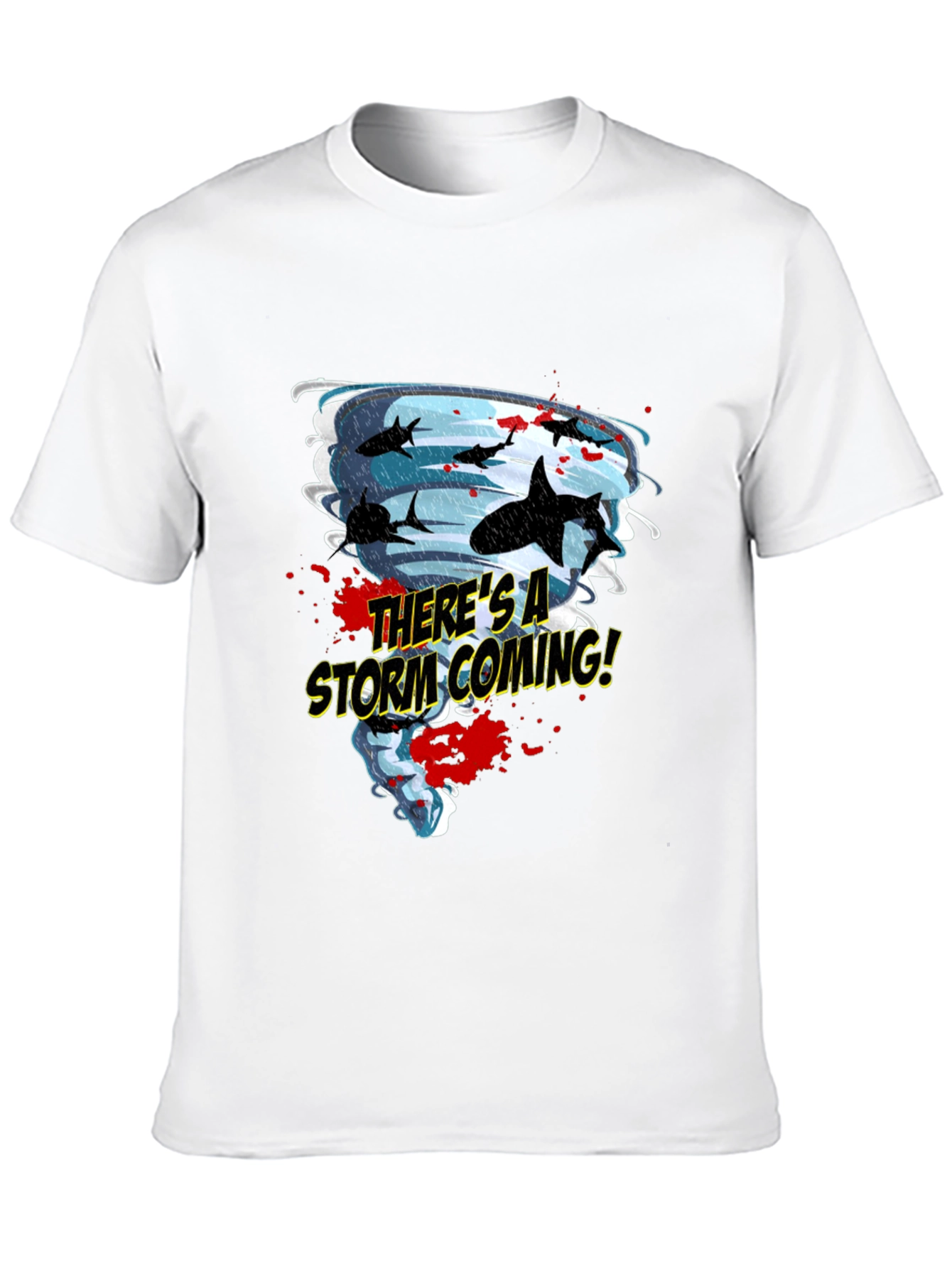 Black Sharknado Graphic T-Shirt view 10