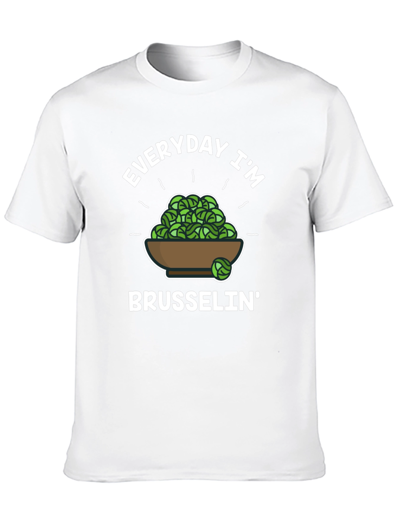 Black Everyday I'm Brussels'in T-Shirt view 10
