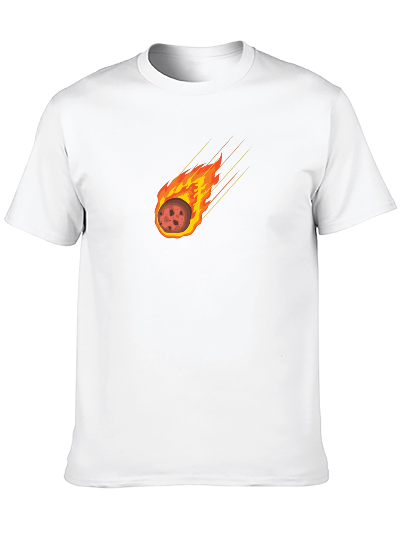 Black Fiery Meteor T-Shirt - Black view 10