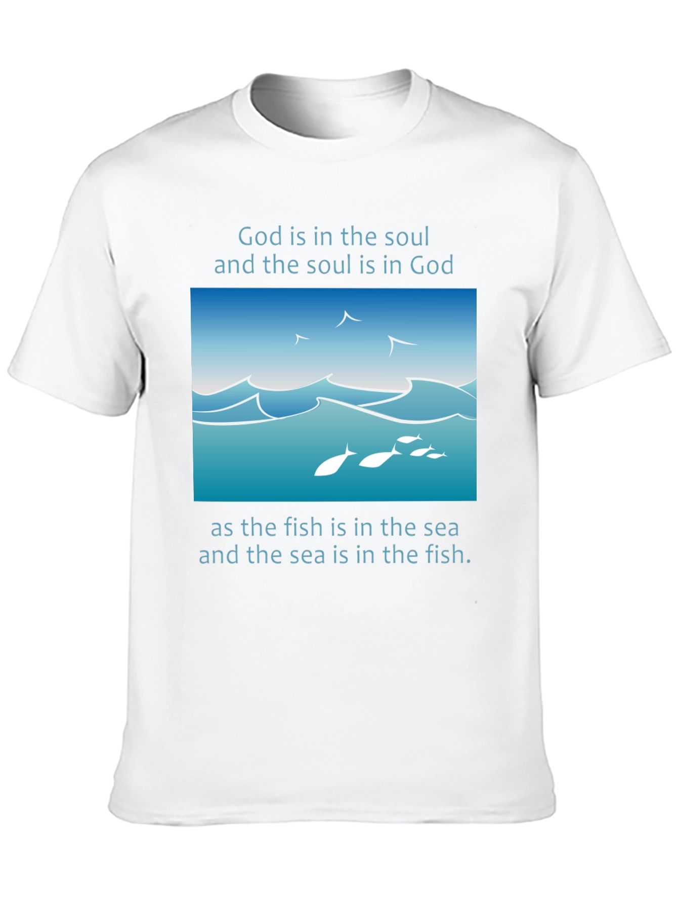 Black Soul in God Graphic T-Shirt view 10