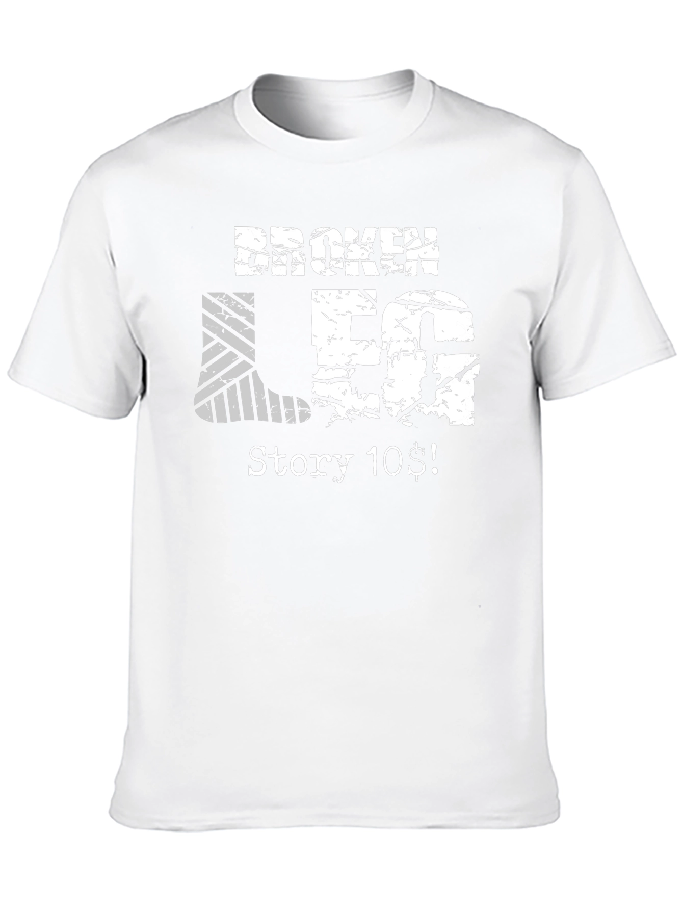 Black Broken Leg Story T-Shirt view 10