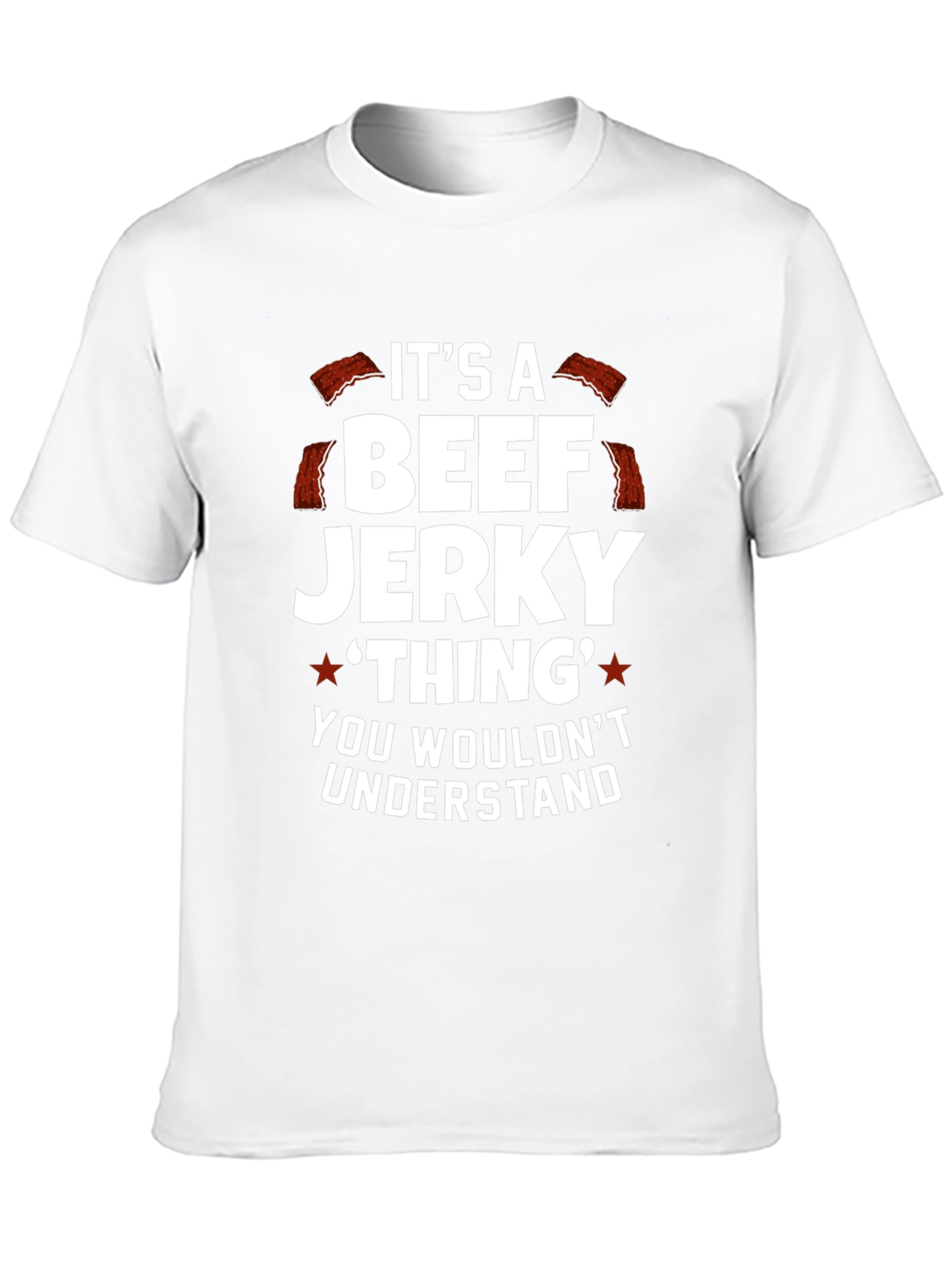 Black Beef Jerky Thing T-Shirt Funny Graphic Tee view 10